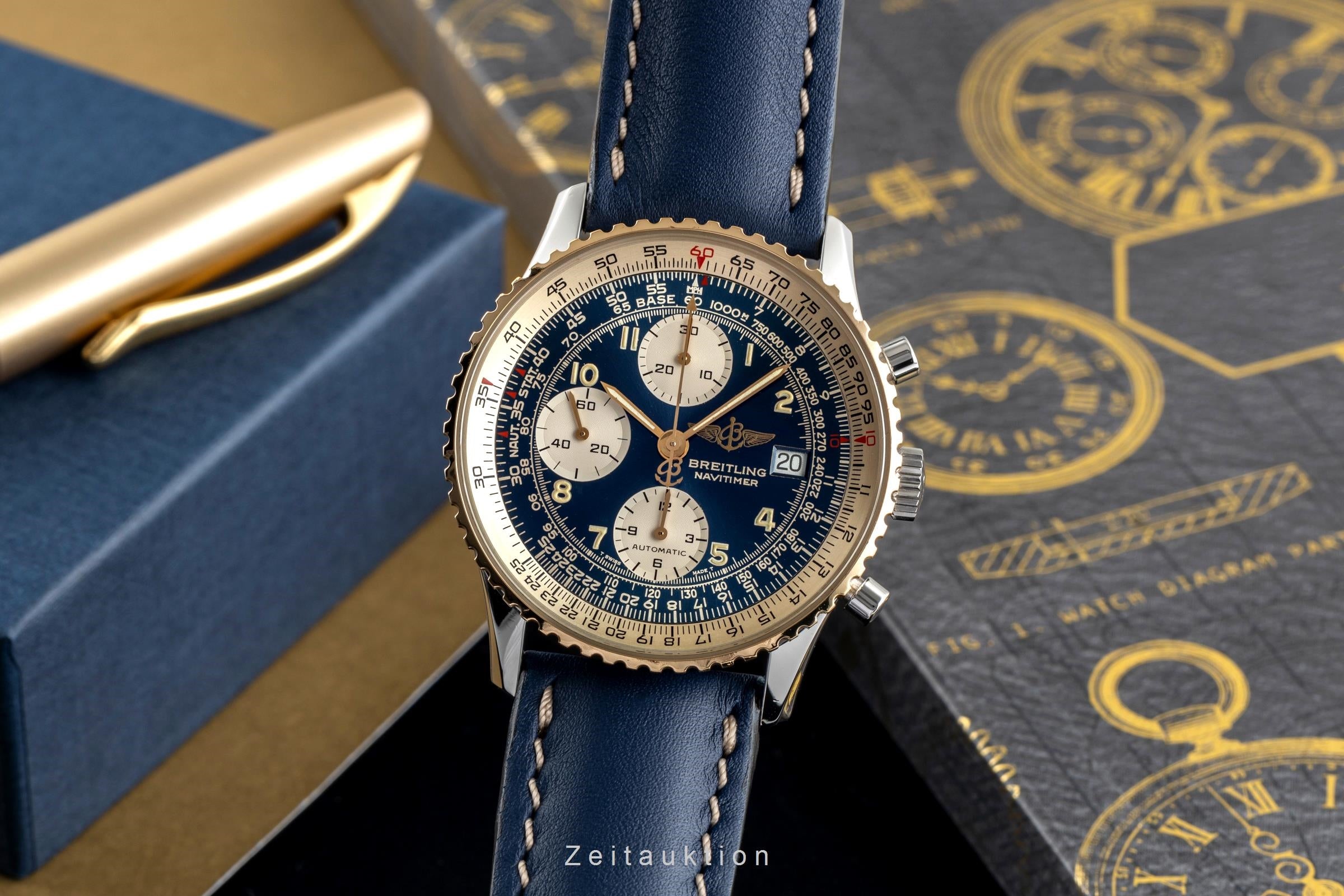 Breitling Navitimer Chronograph Stahl / Gold Automatik Ref. D13020 Klassiker [2503181]