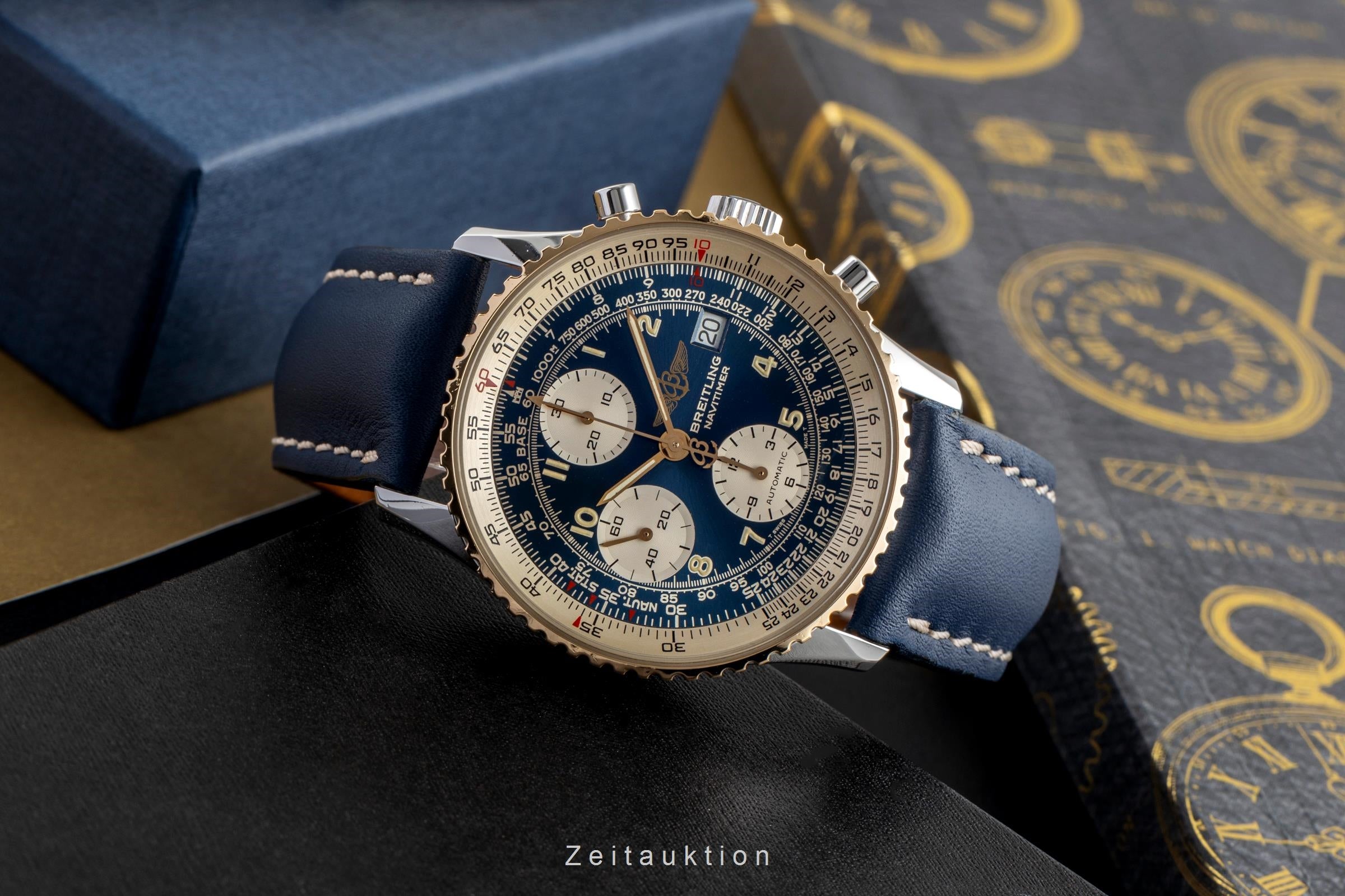 Breitling Navitimer Chronograph Stahl / Gold Automatik Ref. D13020 Klassiker [2503181]