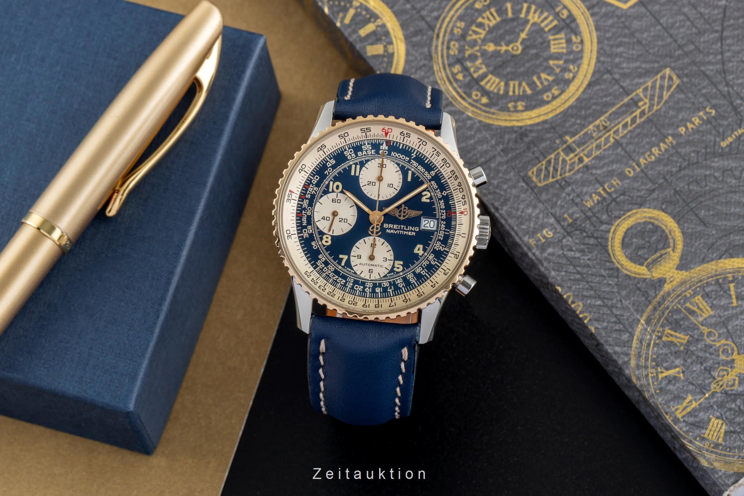 Breitling Navitimer Chronograph Stahl / Gold Automatik Ref. D13020 Klassiker [2503181]