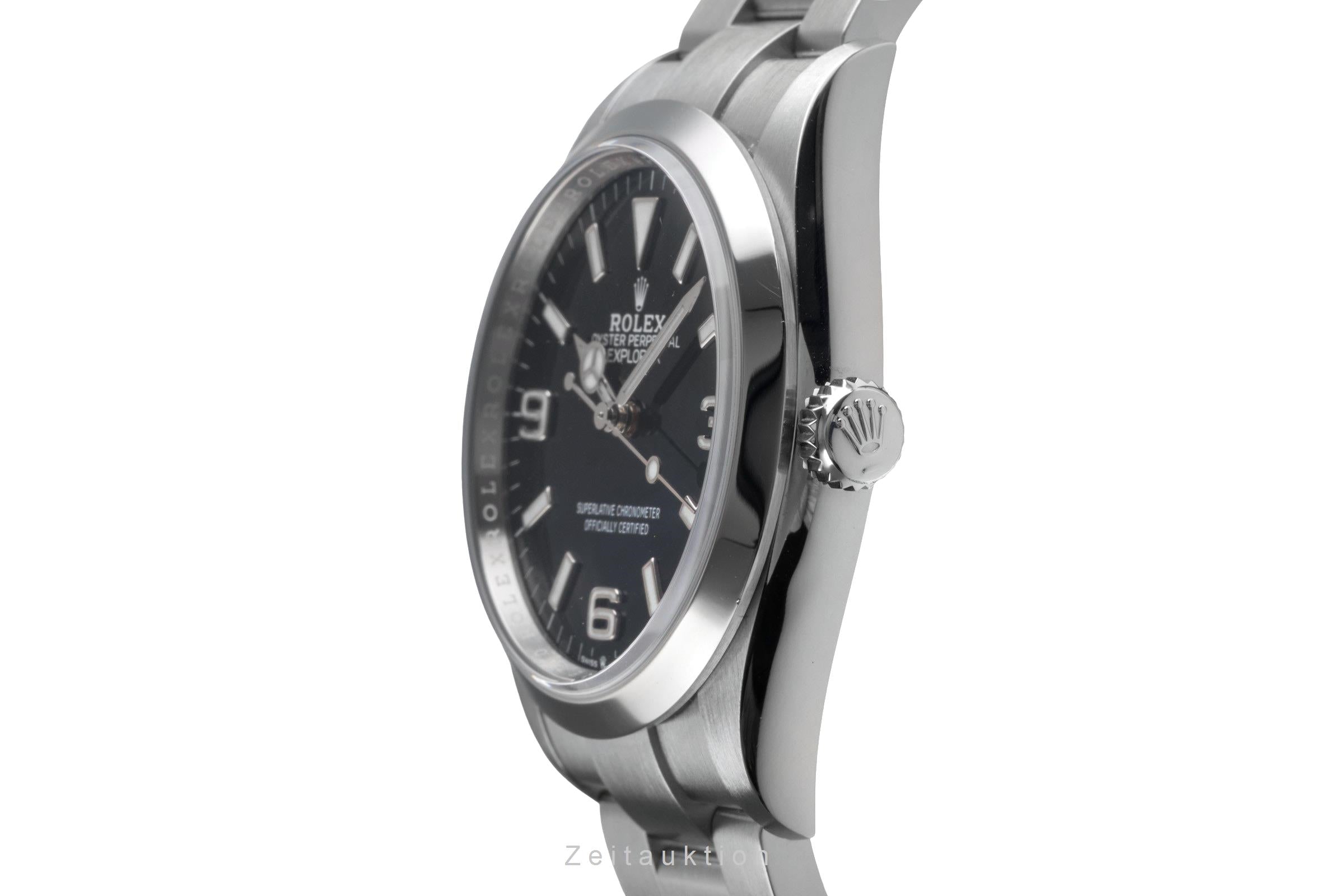 Rolex Explorer steel automatic men's watch 124270  [2503182]