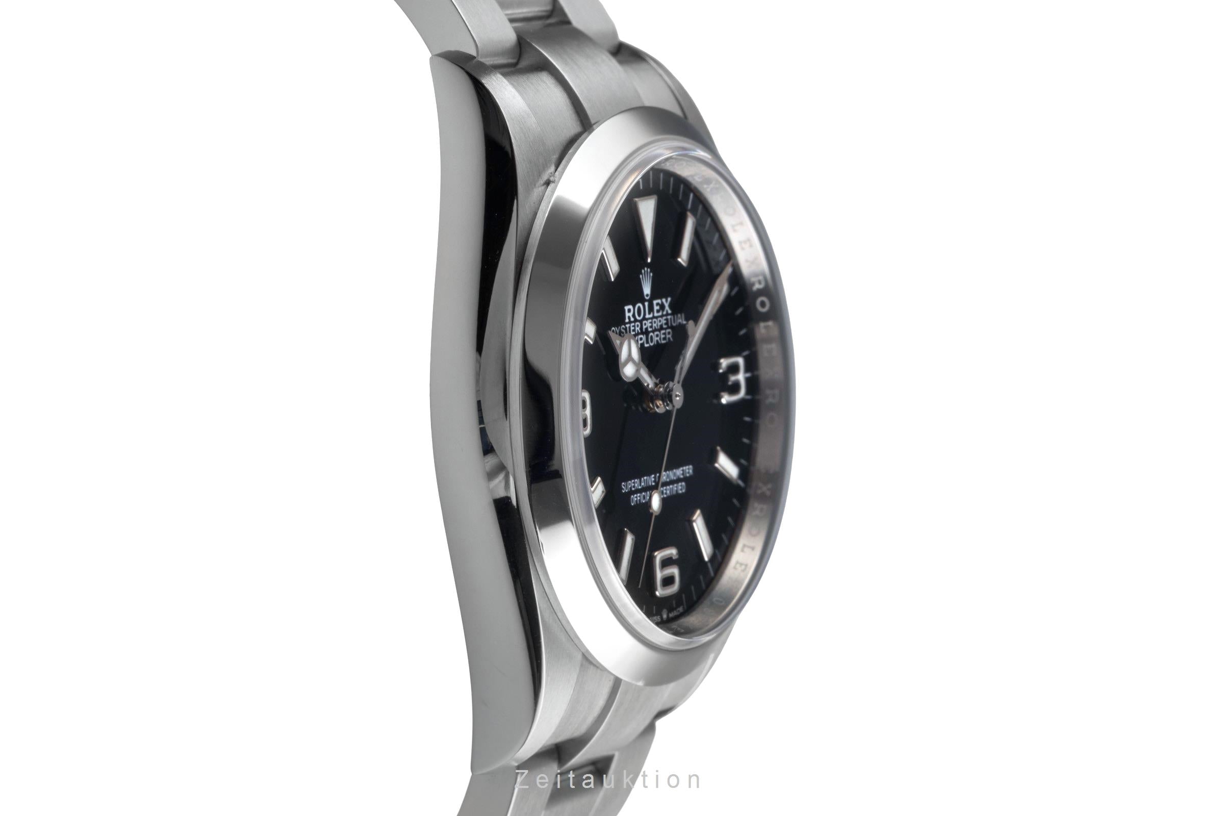 Rolex Explorer steel automatic men's watch 124270  [2503182]