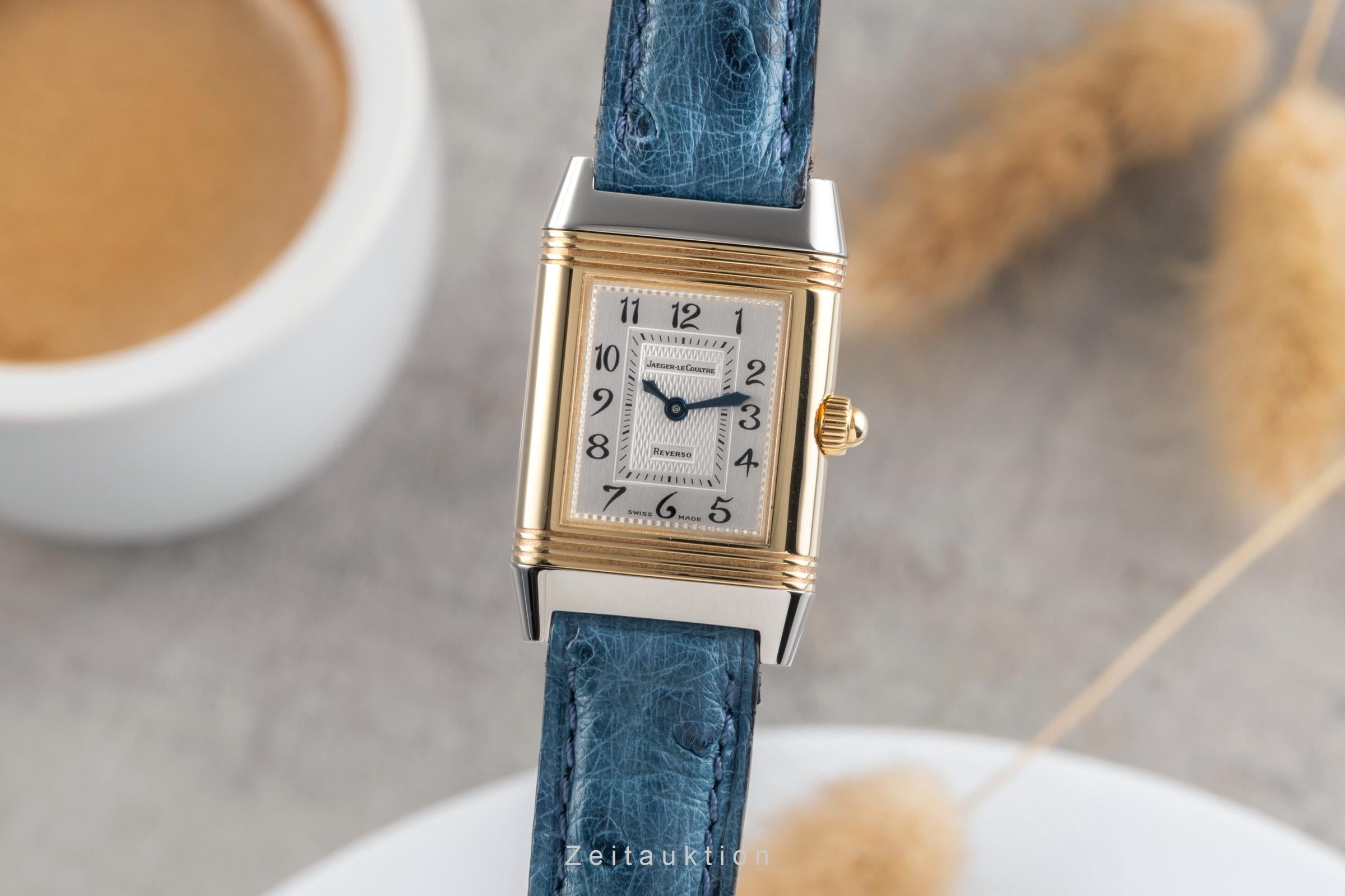 Jaeger LeCoultre Reverso acero / oro cuerda manual reloj para damas  Q2665420,  266.5.44  [2503185]