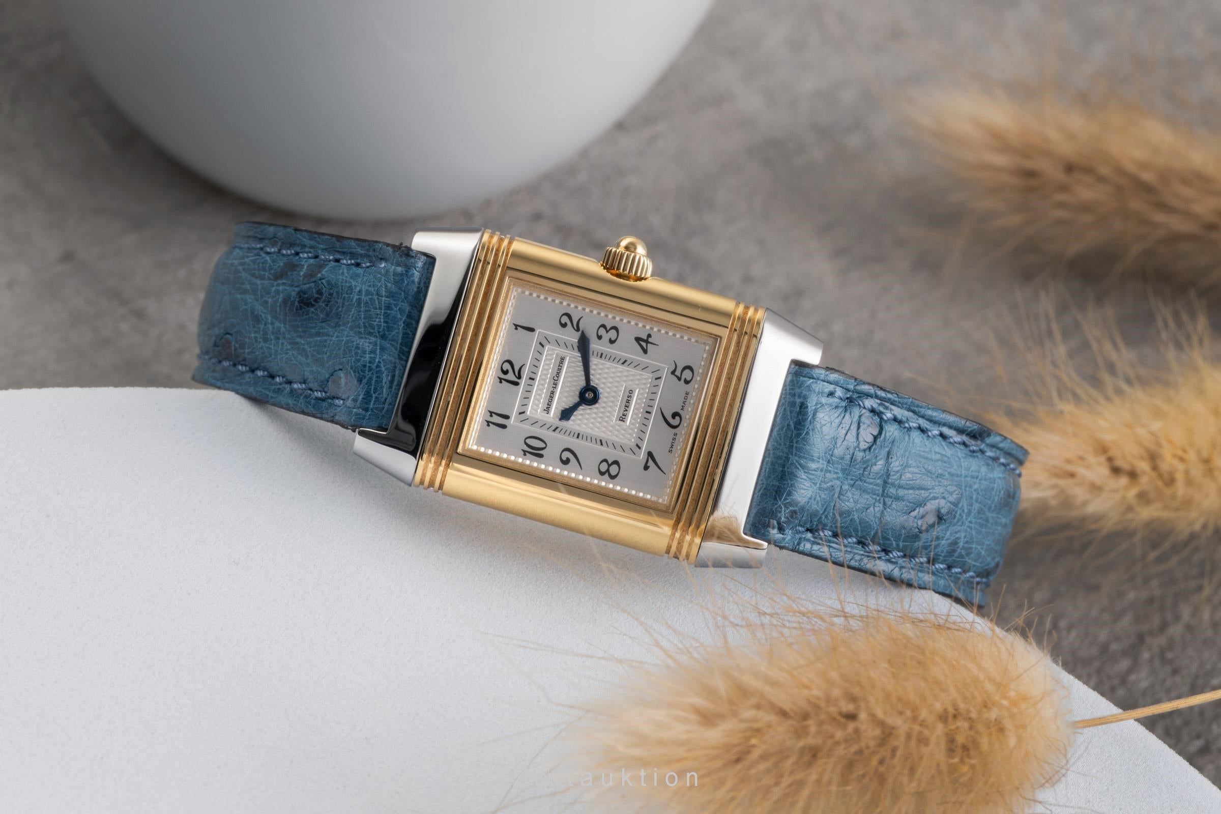 Jaeger LeCoultre Reverso acero / oro cuerda manual reloj para damas  Q2665420,  266.5.44  [2503185]