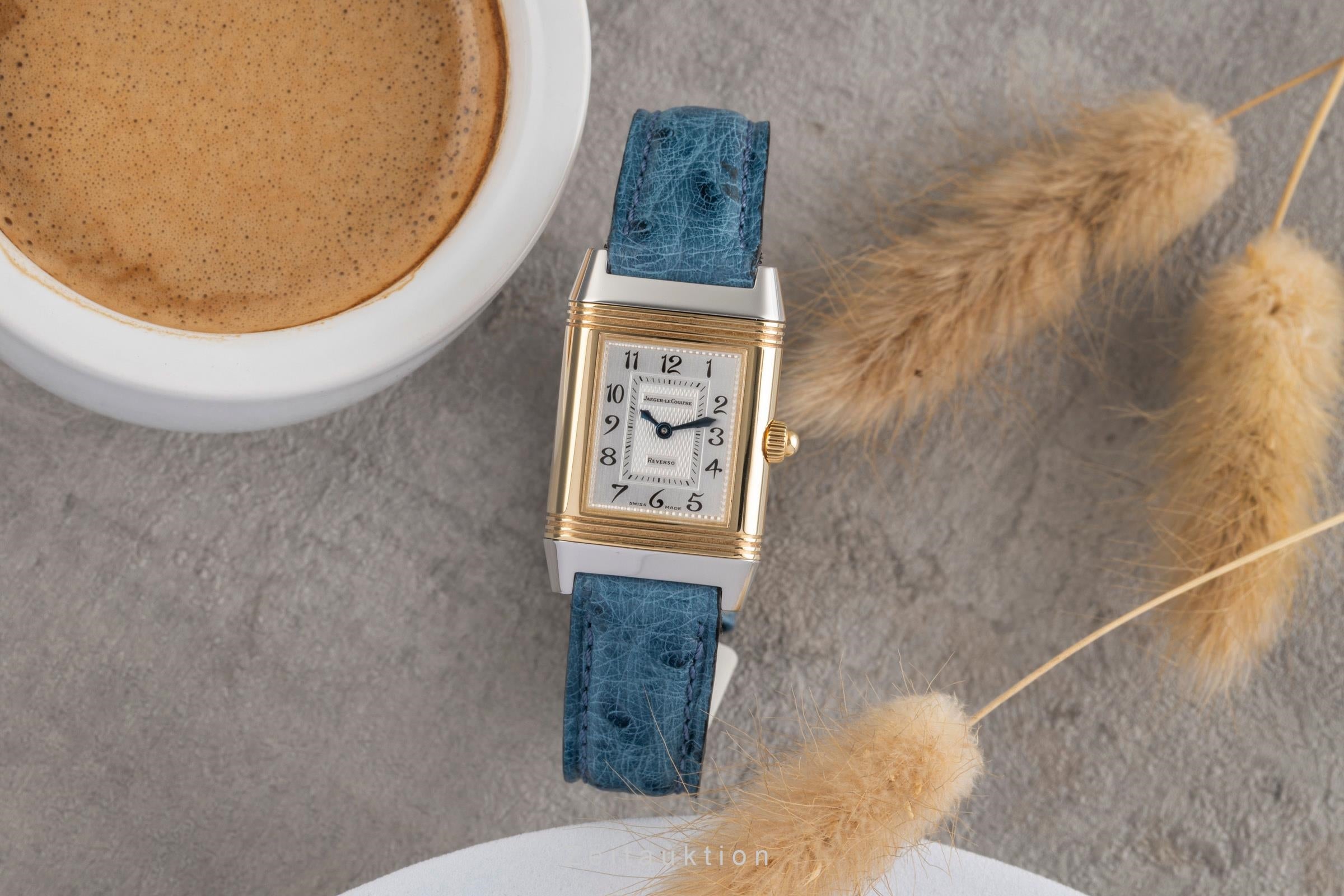 Jaeger LeCoultre Reverso acero / oro cuerda manual reloj para damas  Q2665420,  266.5.44  [2503185]