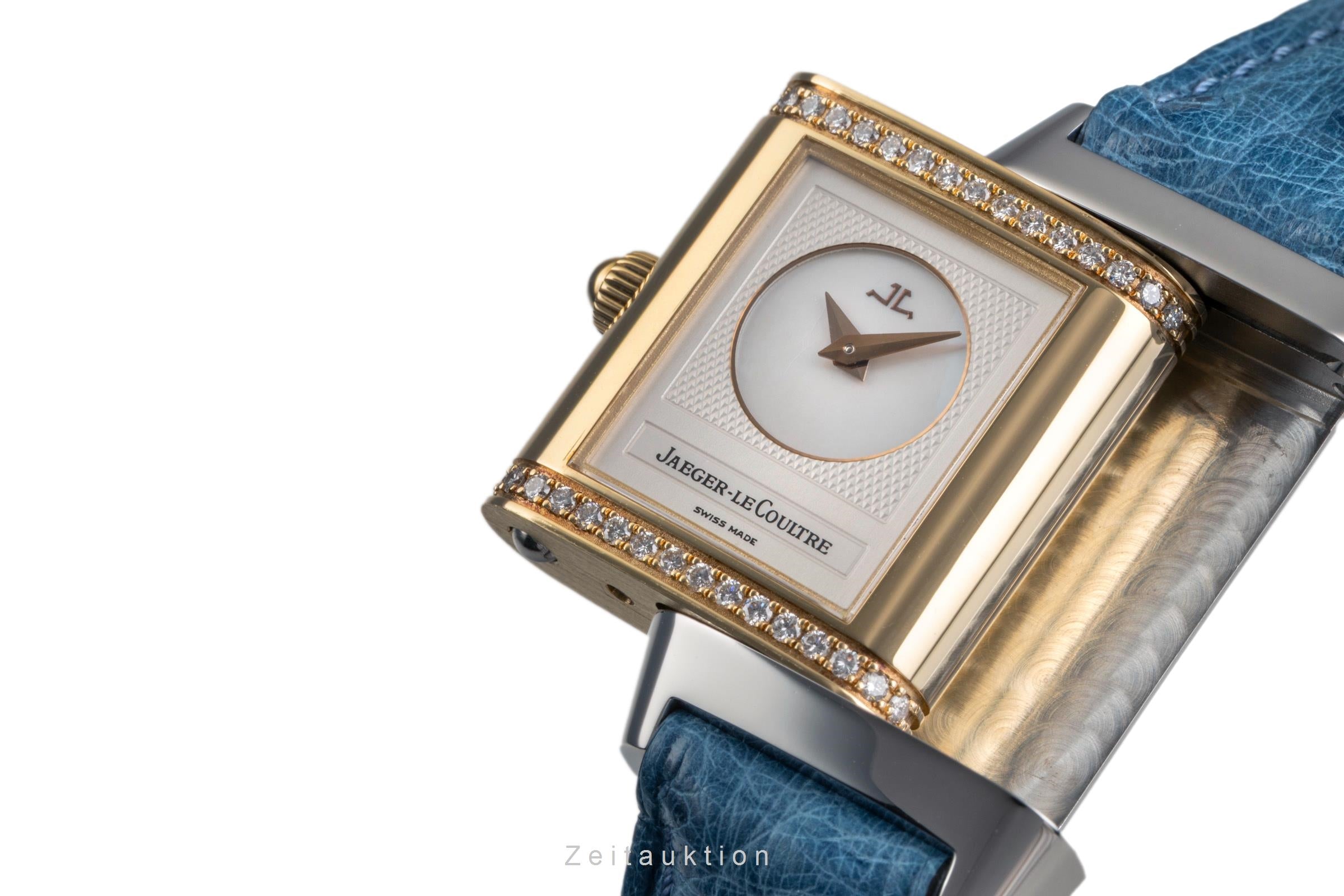 Jaeger LeCoultre Reverso acero / oro cuerda manual reloj para damas  Q2665420,  266.5.44  [2503185]