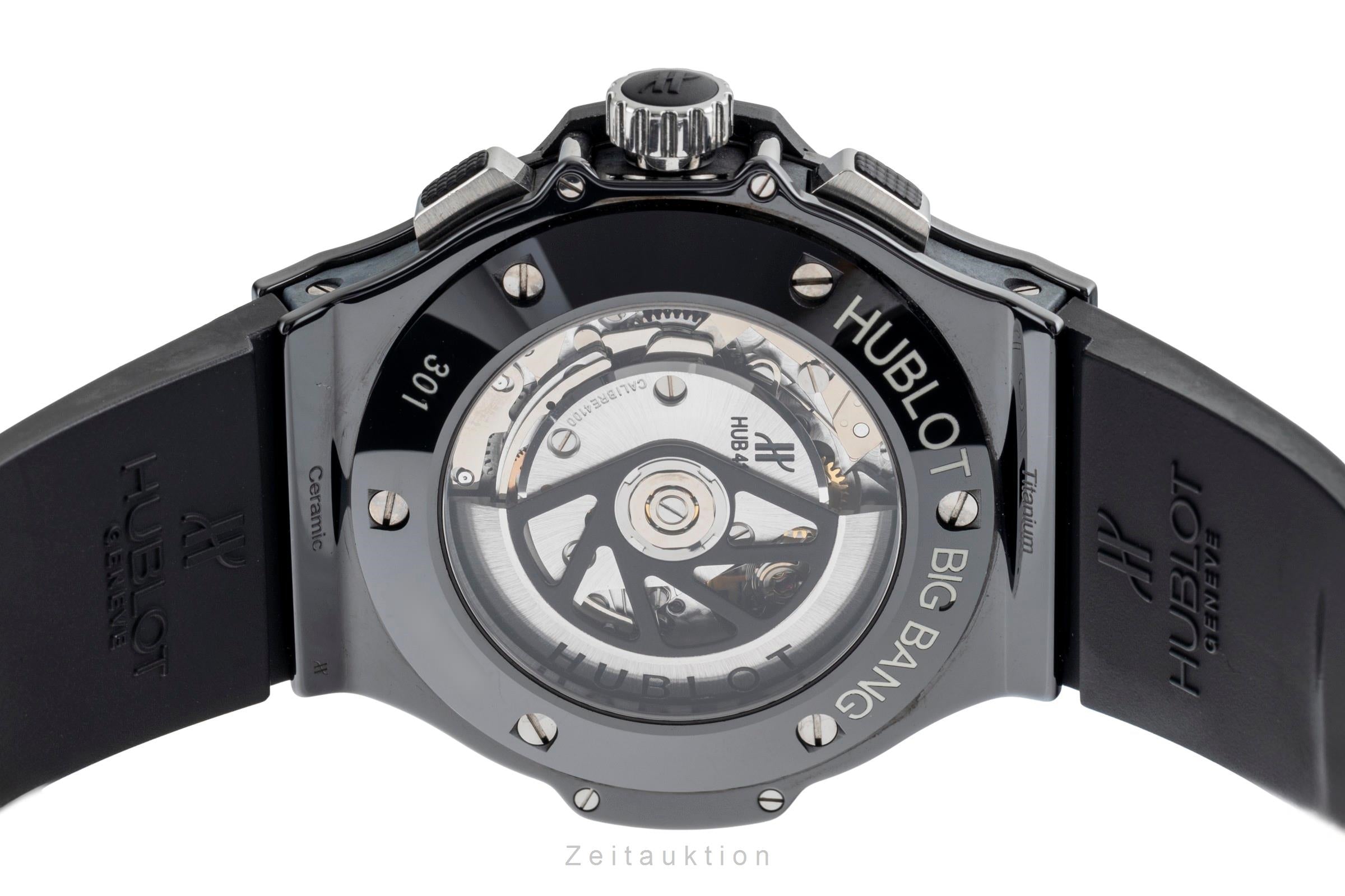 Hublot Big Bang chronographe céramique / titane automatique montre pour hommes 301.CD.134.RX.190 Limited  [2503188]