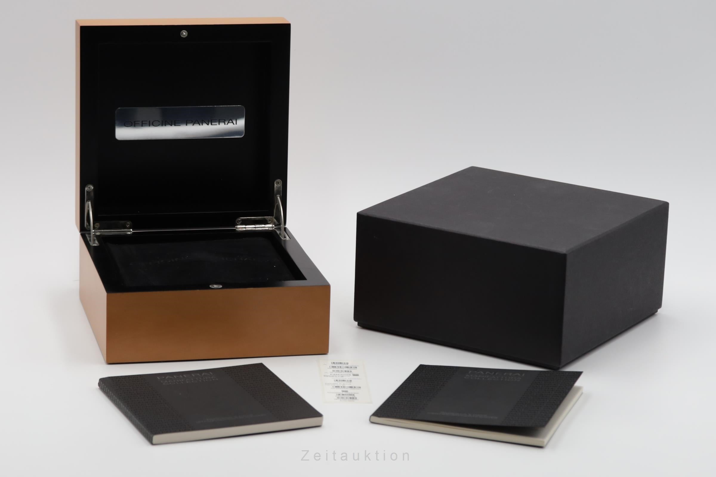 Panerai Radiomir 8 Days Handaufzug Edelstahl Herrenuhr Ref. PAM00268 B&P 2008 [2503192]