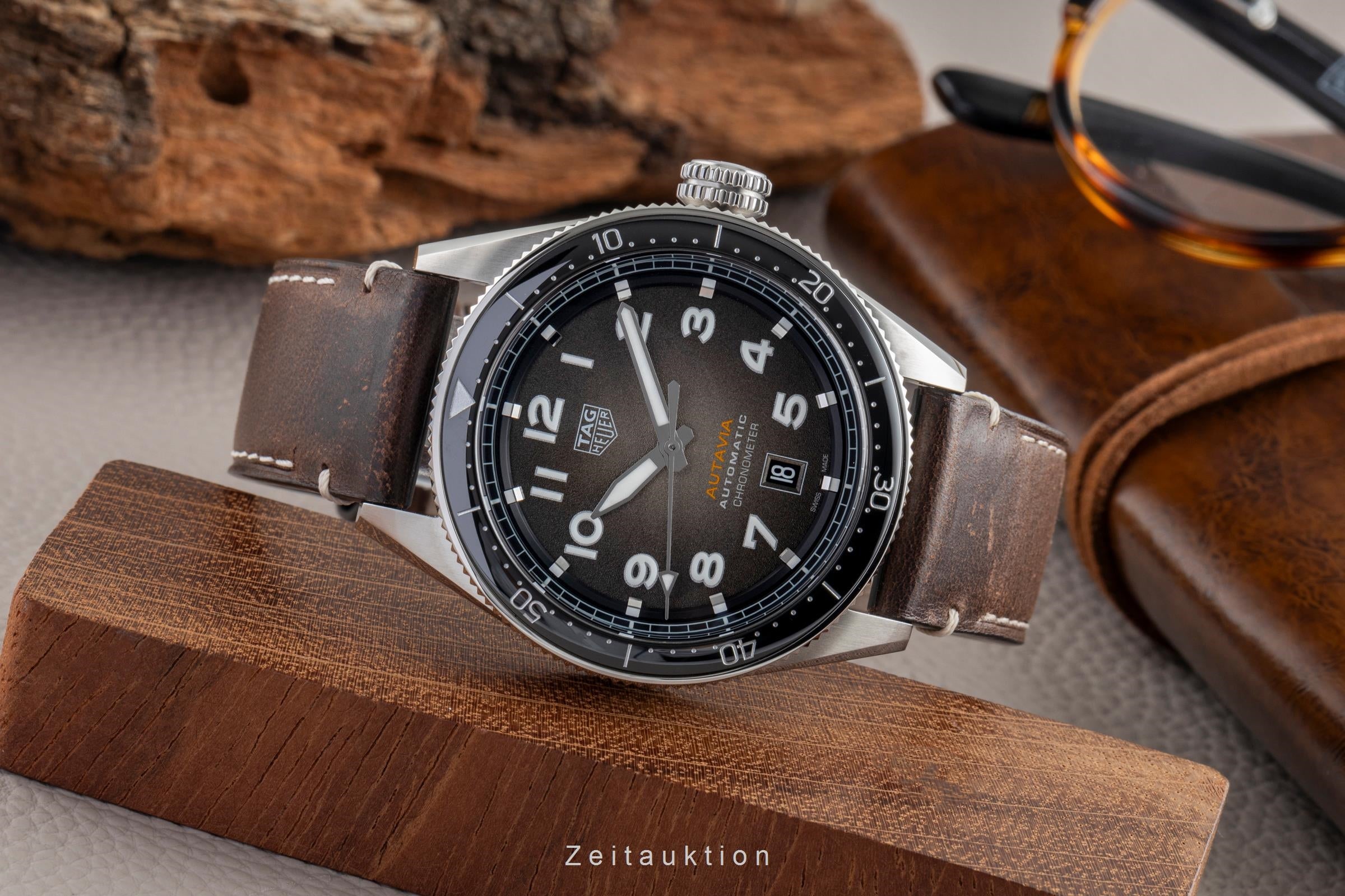 Tag Heuer Autavia acier automatique montre pour hommes WBE5114.EB0173 LP: 3950EUR  [2503199]