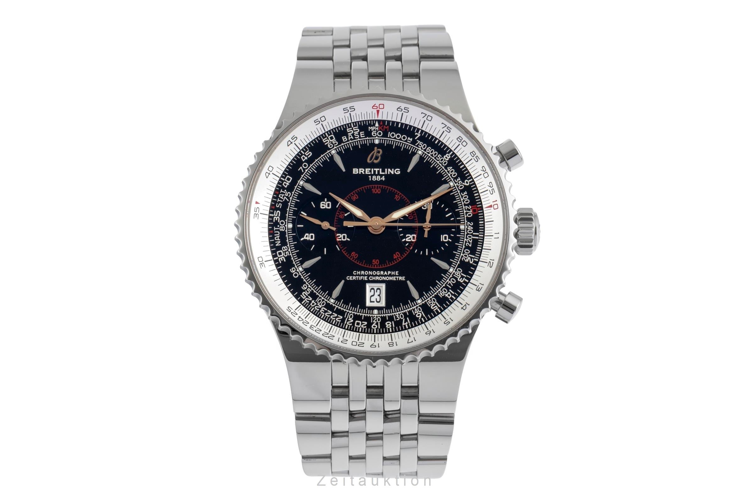 京商CAP 232-40 BREITLING未使用品　3Dハイパーアクロ。羽生市 Breitling Montbrillant chronograph steel automatic Kal. B23 Ref