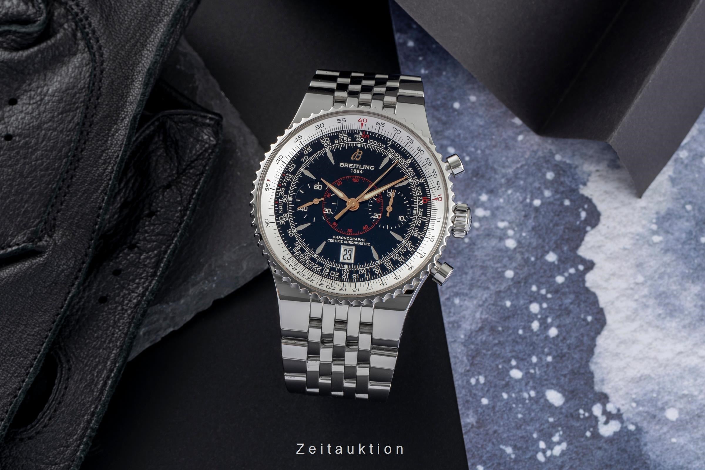 Breitling Montbrillant chronograph steel automatic men's watch A23340  [2503200]