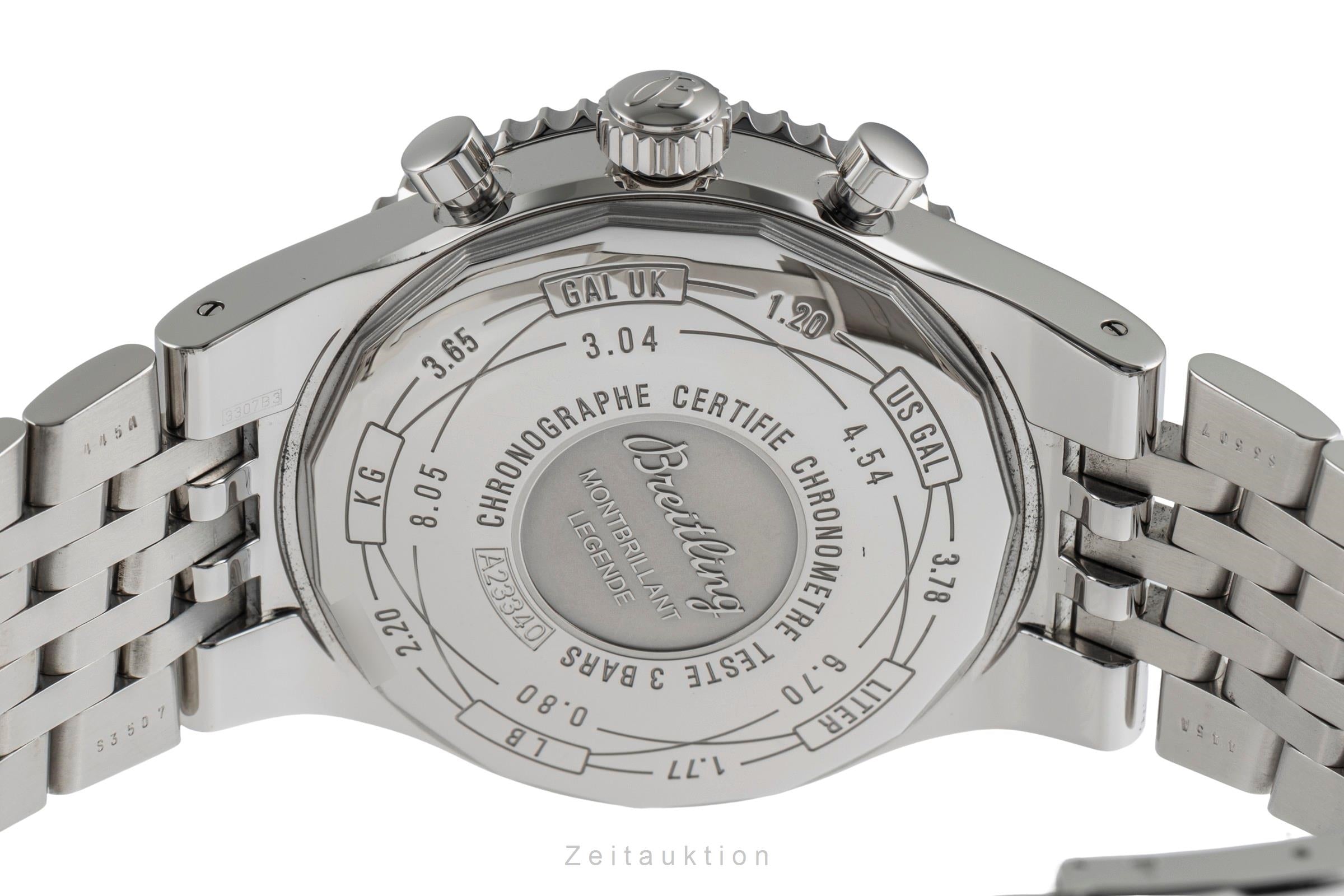 Breitling Montbrillant chronograph steel automatic men's watch A23340  [2503200]