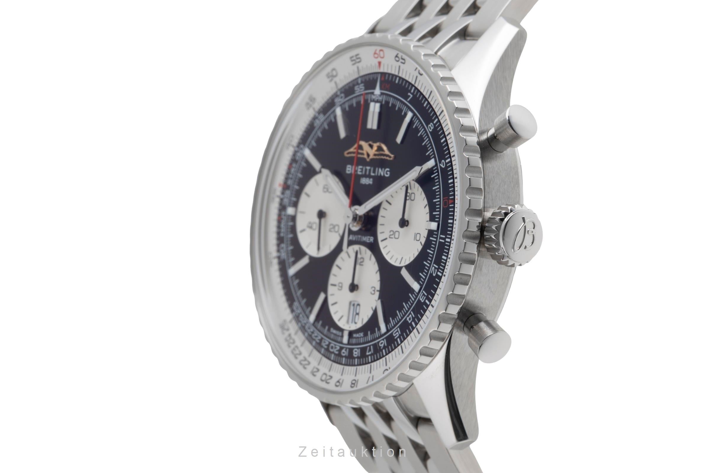 Breitling Navitimer 01 chronographe acier automatique montre pour hommes AB0138211B1P1 LP: 9650EUR  [2503202]