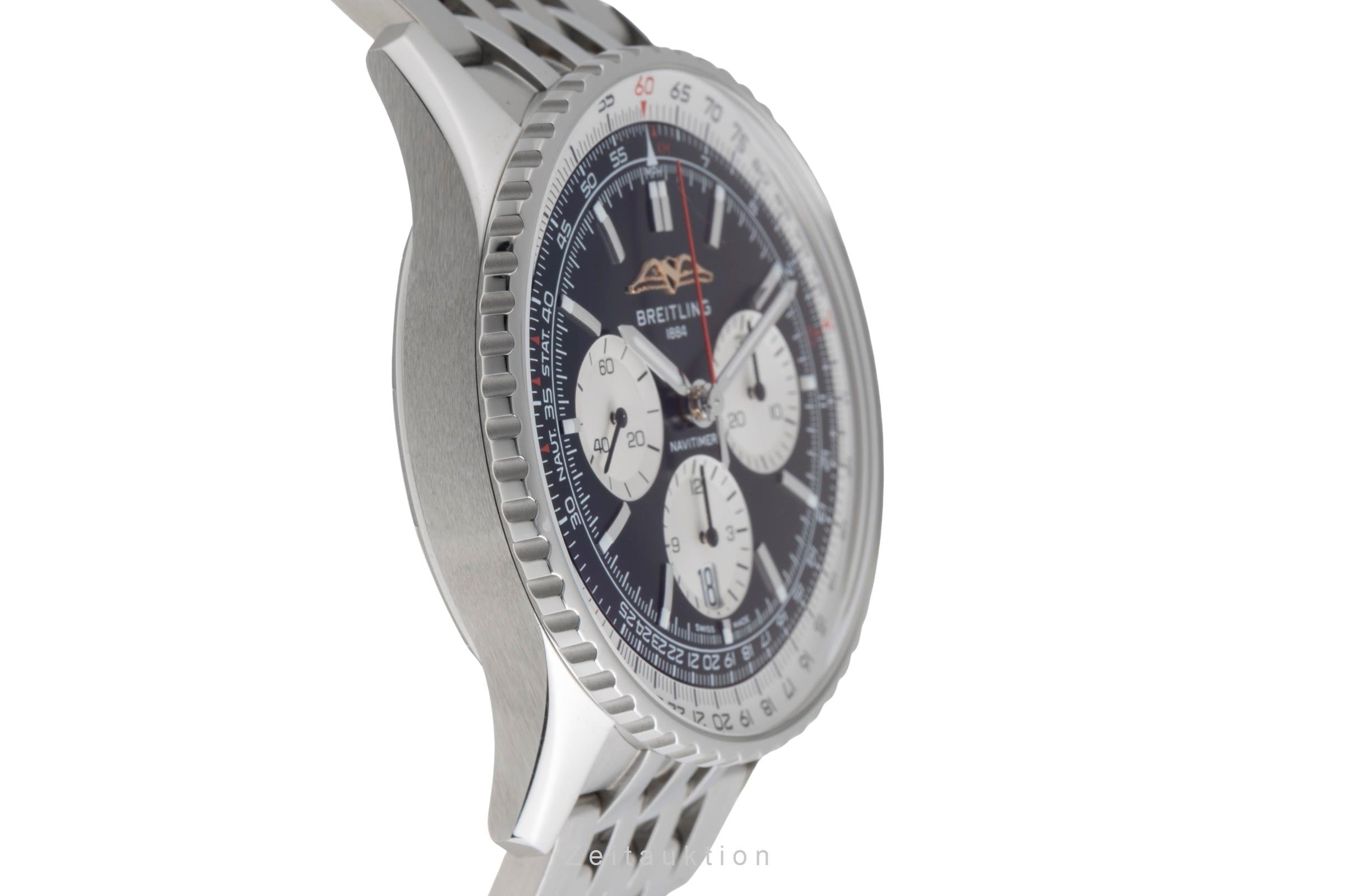 Breitling Navitimer 01 chronographe acier automatique montre pour hommes AB0138211B1P1 LP: 9650EUR  [2503202]