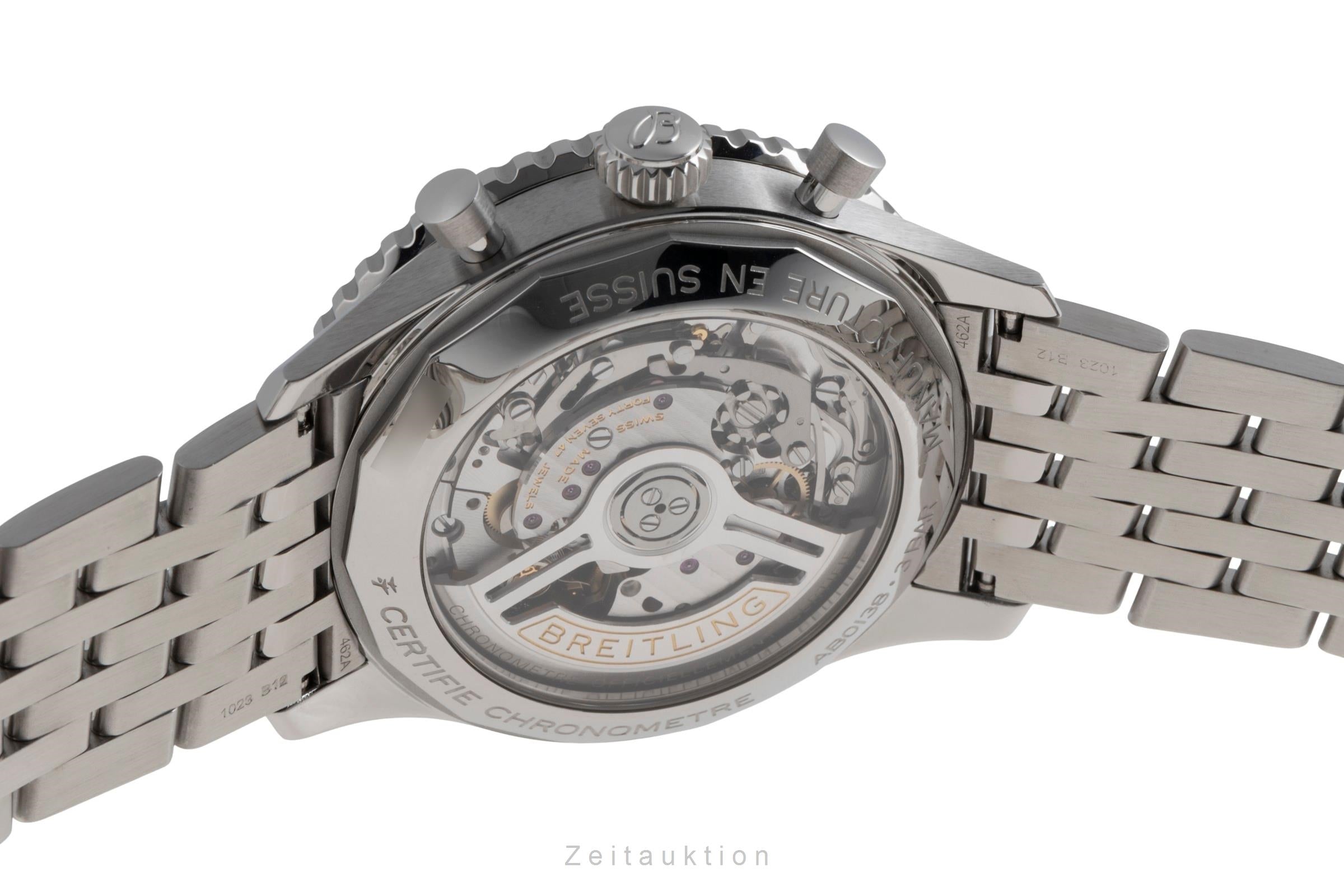 Breitling Navitimer 01 chronographe acier automatique montre pour hommes AB0138211B1P1 LP: 9650EUR  [2503202]