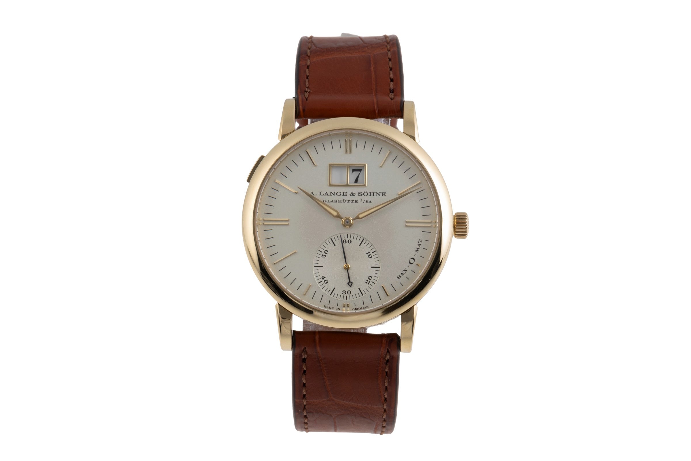 A. Lange & Söhne SAX-O-MAT oro de 18 quilates automático reloj para caballeros 308.021  [2503206]