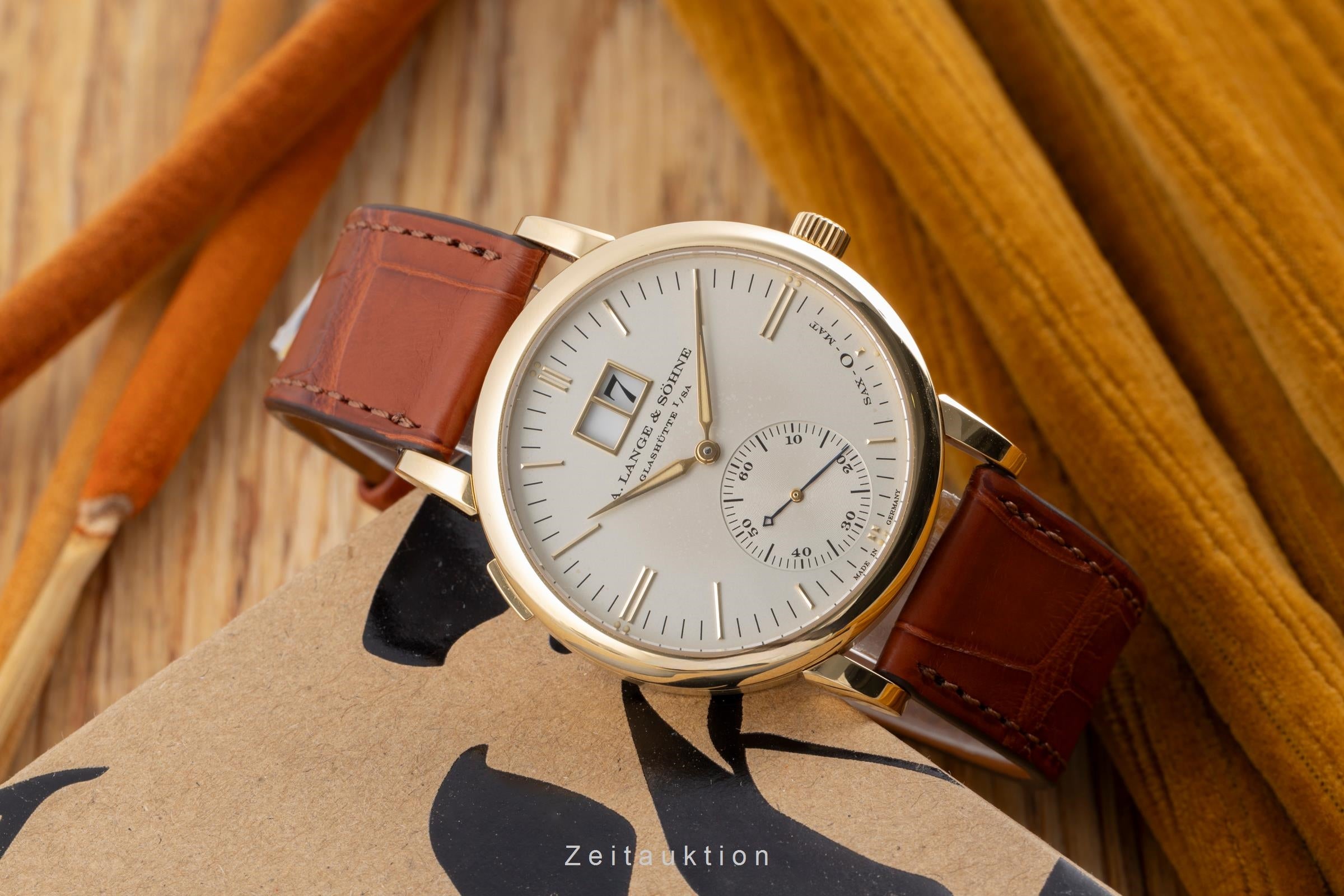A. Lange & Söhne SAX-O-MAT 18 ct gold automatic Kal. L921.4 Ref