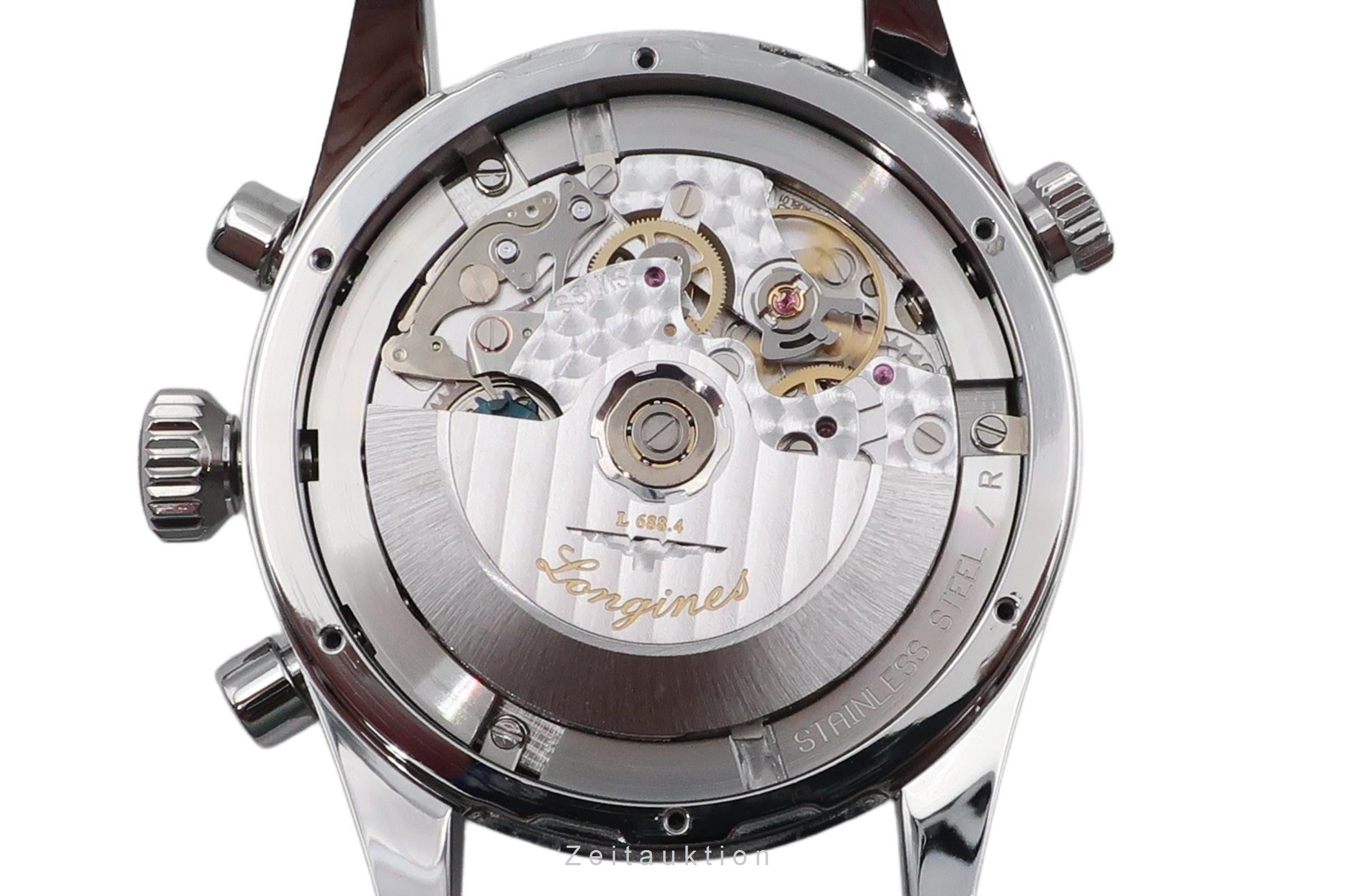 Longines Spirit chronographe acier automatique montre pour hommes L3.820.4.53.6  [2503207]