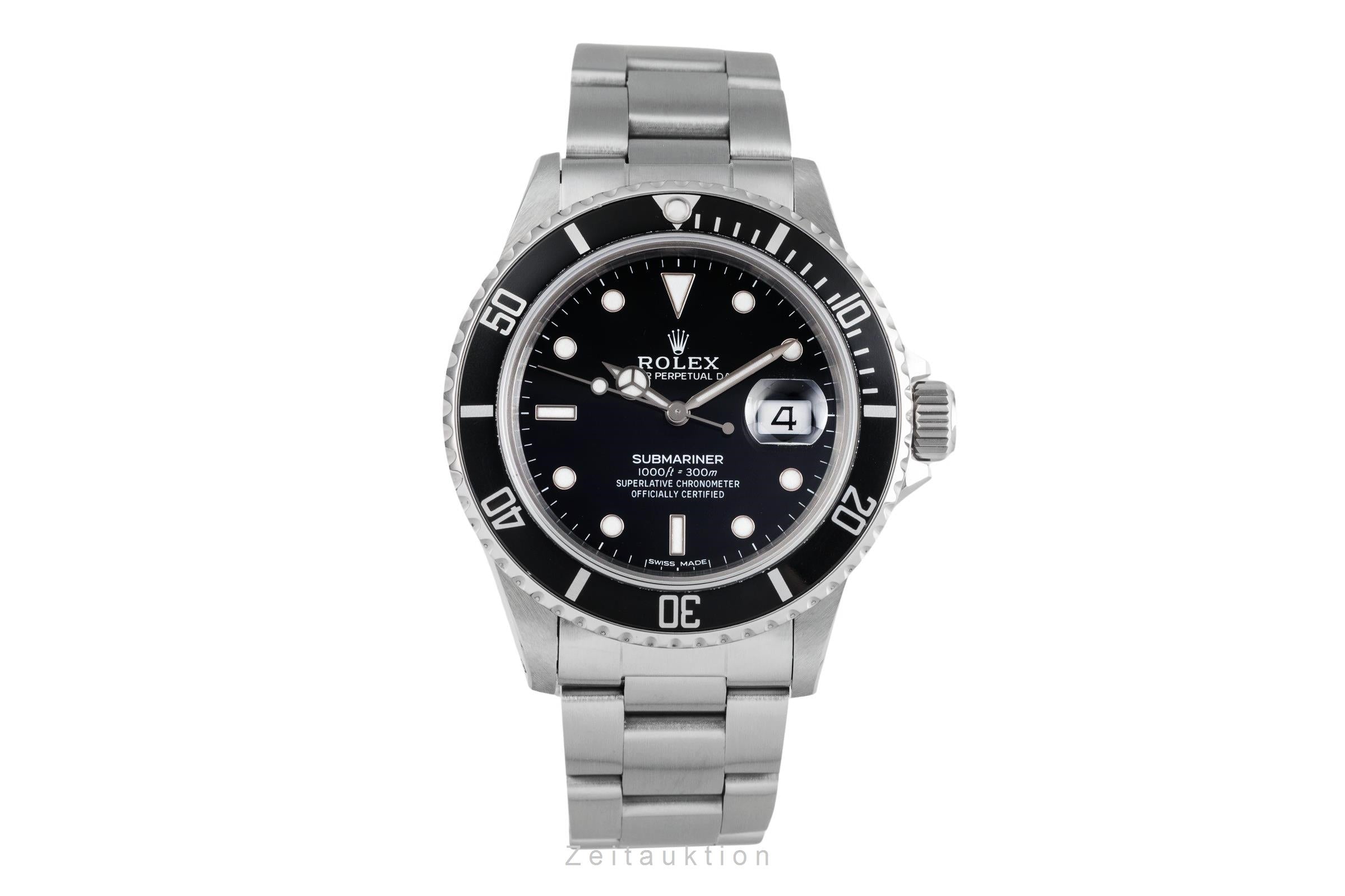 Rolex Submariner acero automático reloj para caballeros 16800  [2503208]