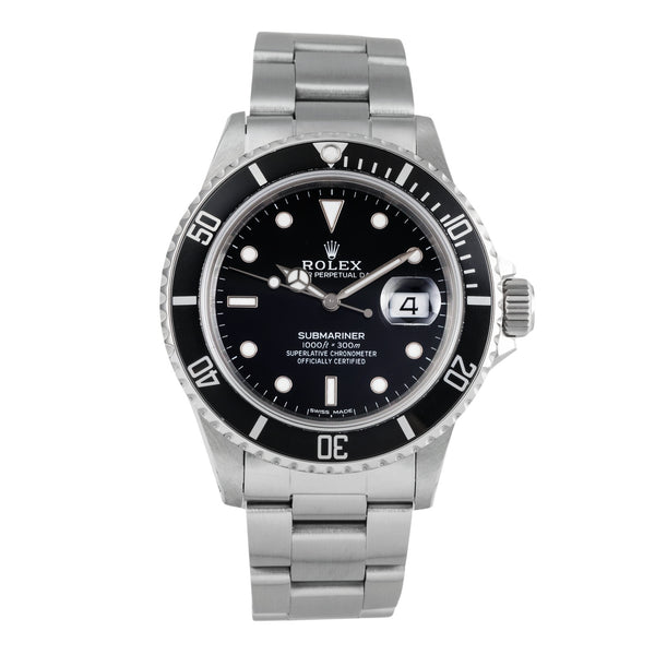 Rolex Submariner acero automático reloj para caballeros 16800  [2503208]