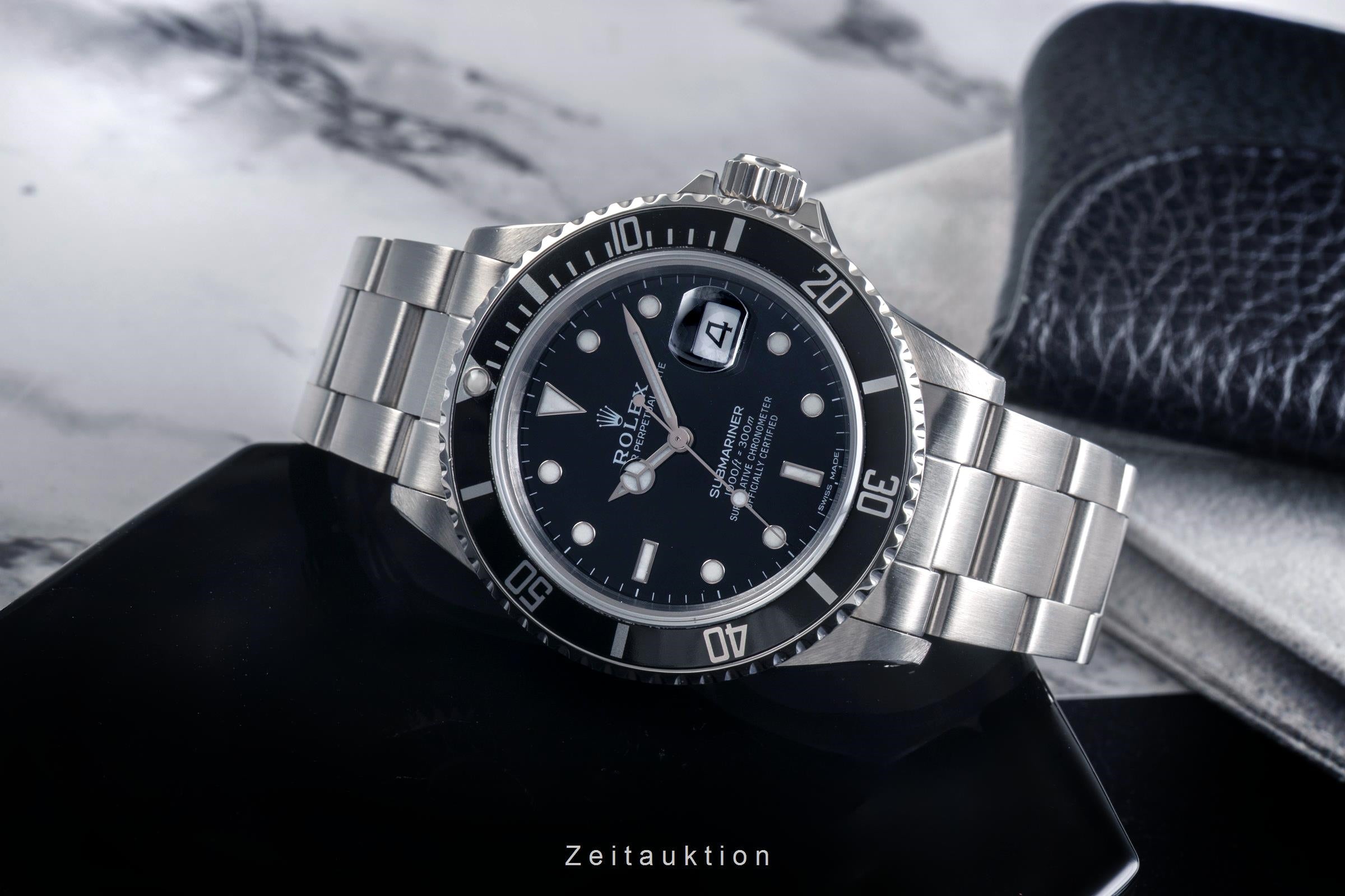 Rolex Submariner acero automático reloj para caballeros 16800  [2503208]