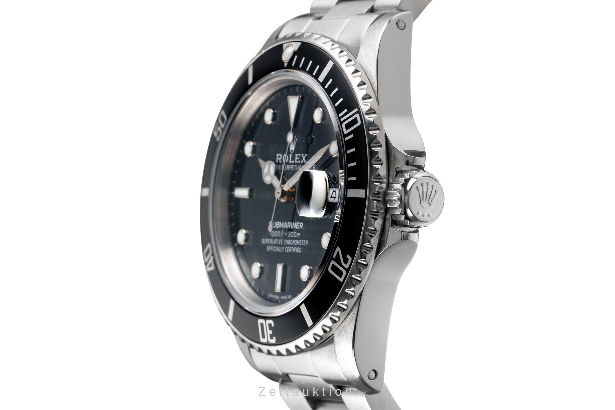 Rolex Submariner acero automático reloj para caballeros 16800  [2503208]