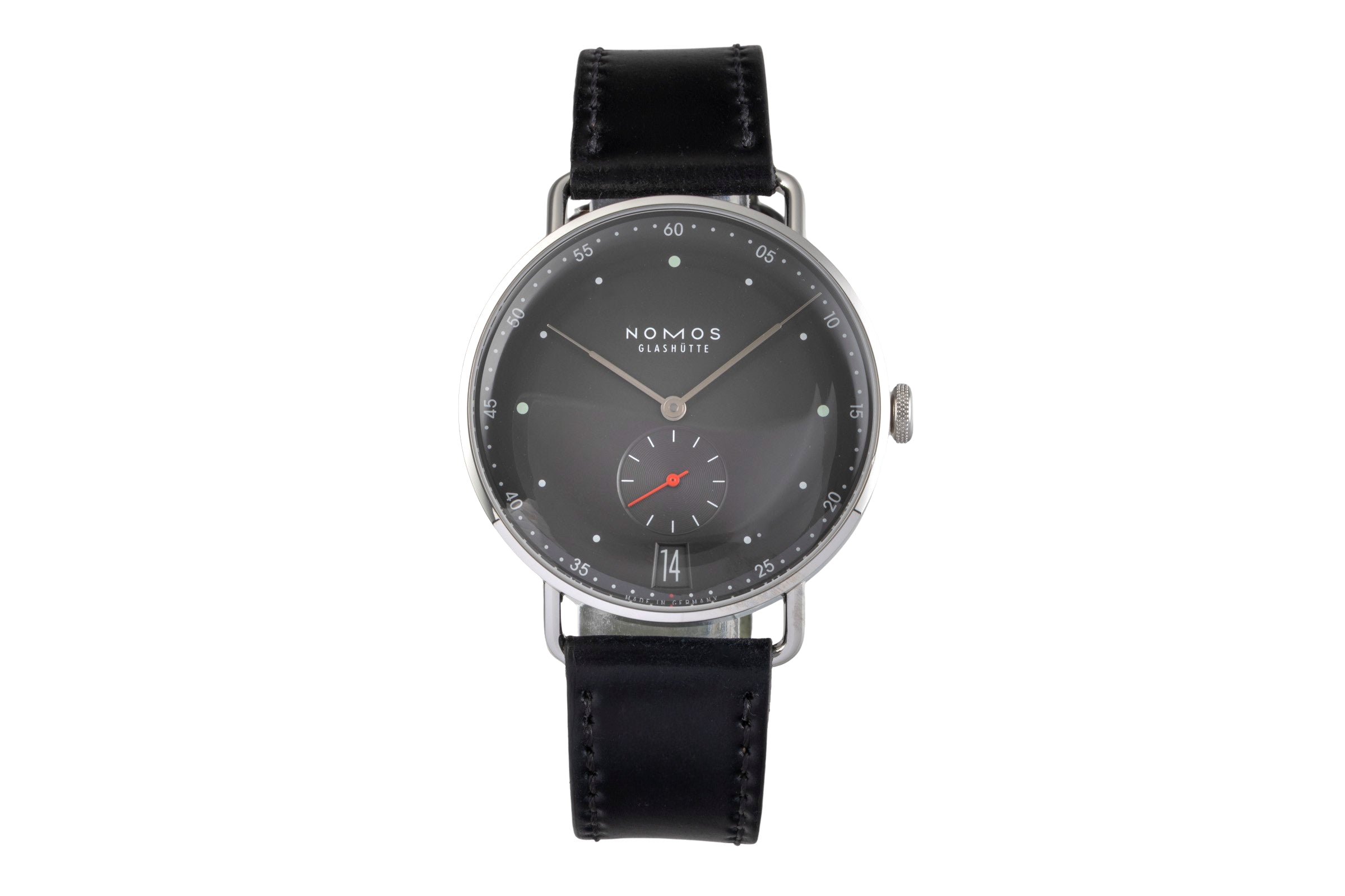 Nomos Metro steel manual winding men's watch 1103  [2503210]