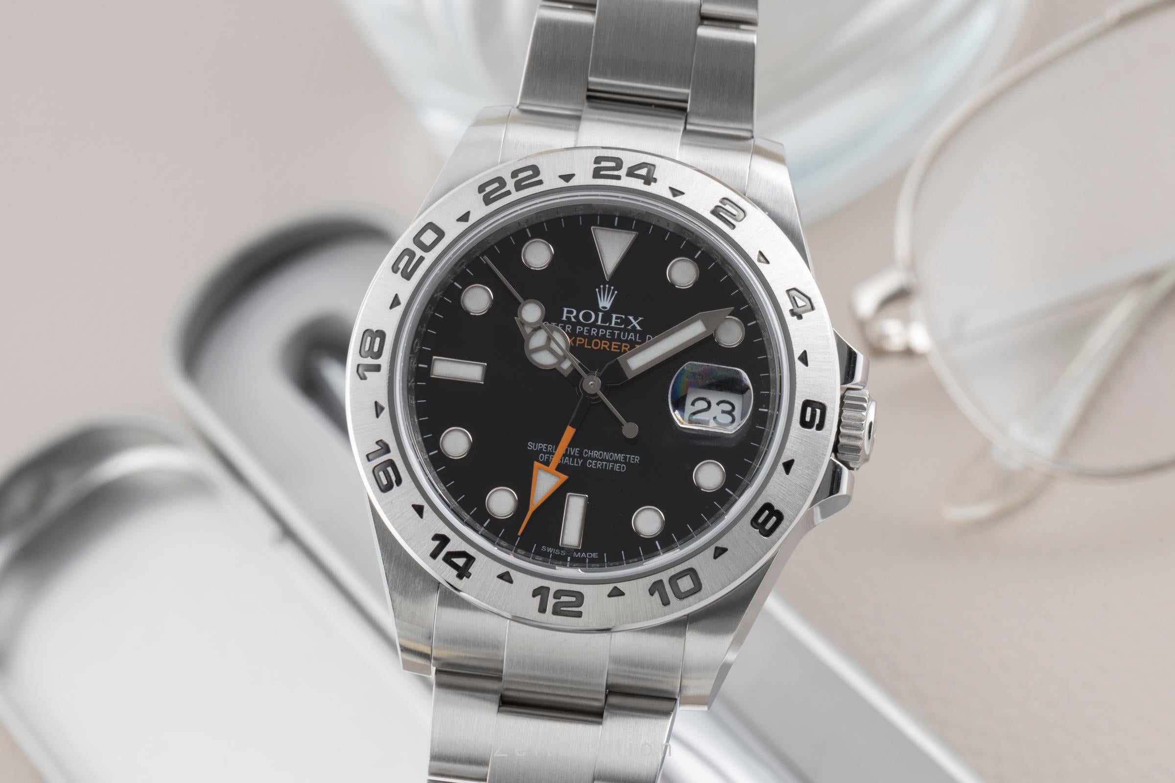 Rolex Explorer II acciaio automatismo orologio da uomo 216570  [2503216]