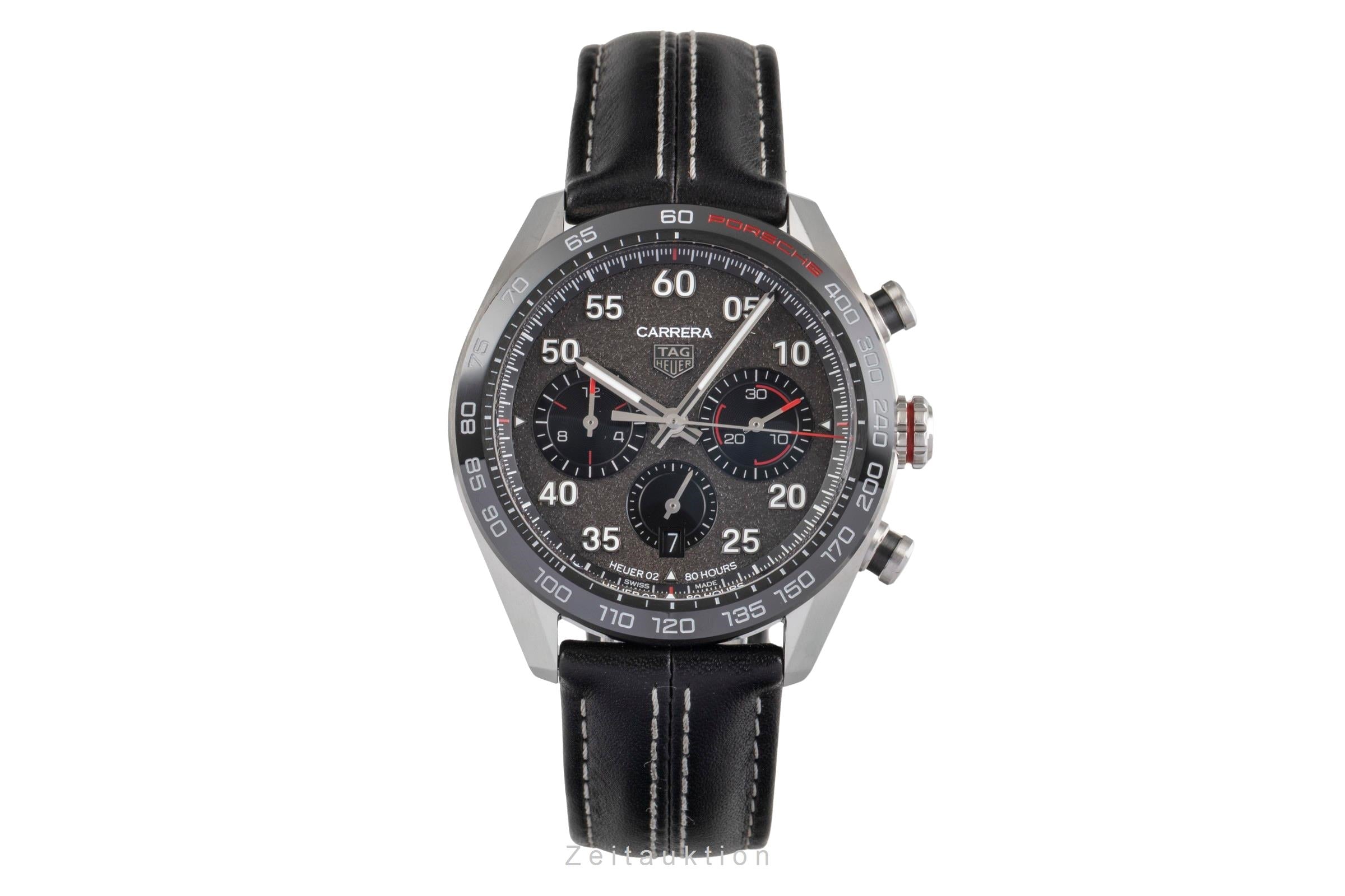 Tag Heuer Carrera chronograph steel automatic Kal. Heuer 02 Ref
