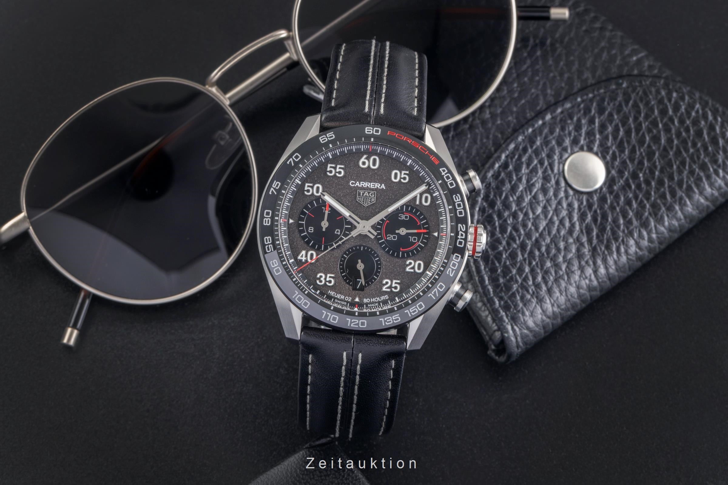 Tag Heuer Carrera chronograph steel automatic Kal. Heuer 02 Ref