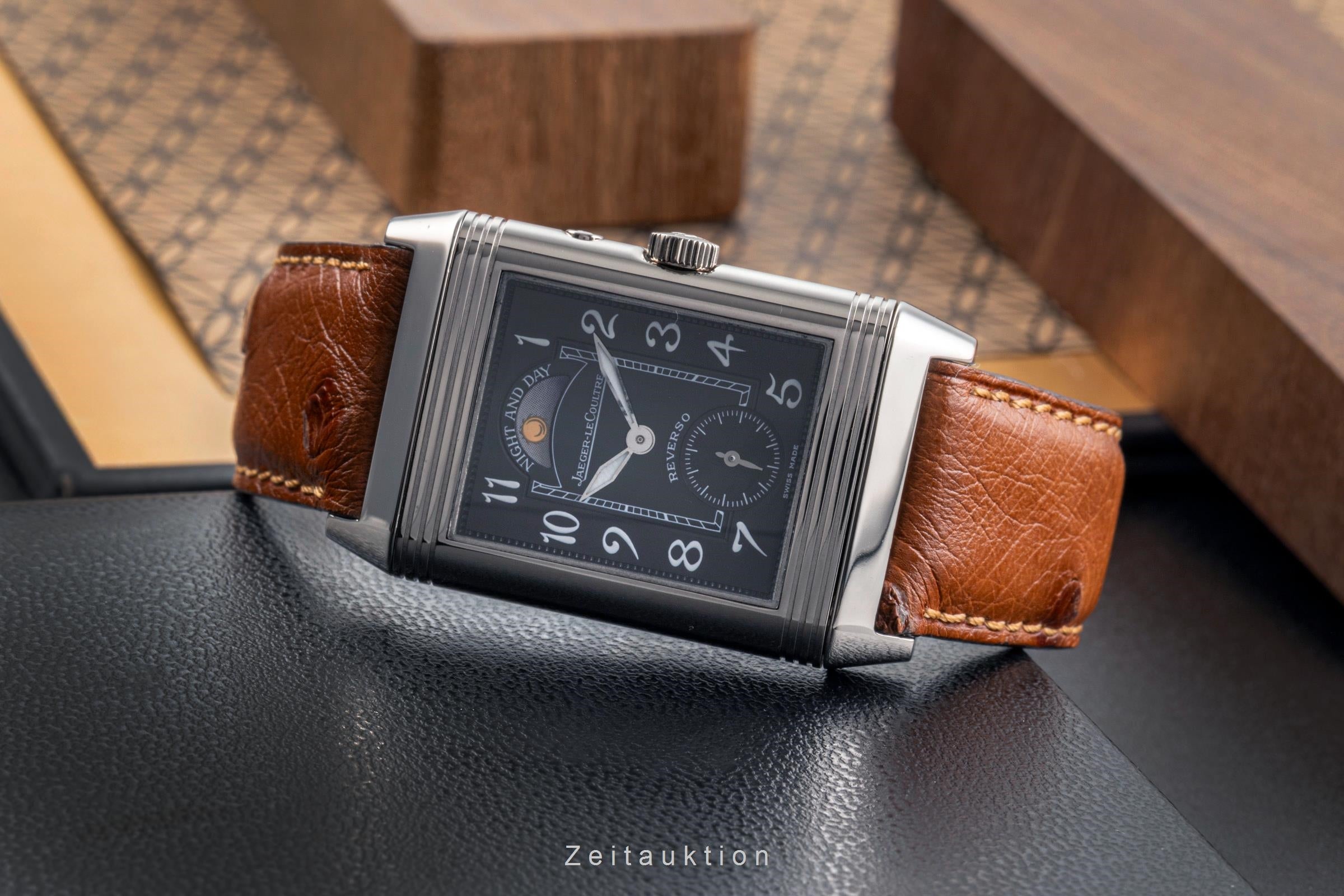 Jaeger LeCoultre Reverso oro blanco de 18 quilates cuerda manual reloj para caballeros Q2723440   270.3.54  [2503219]