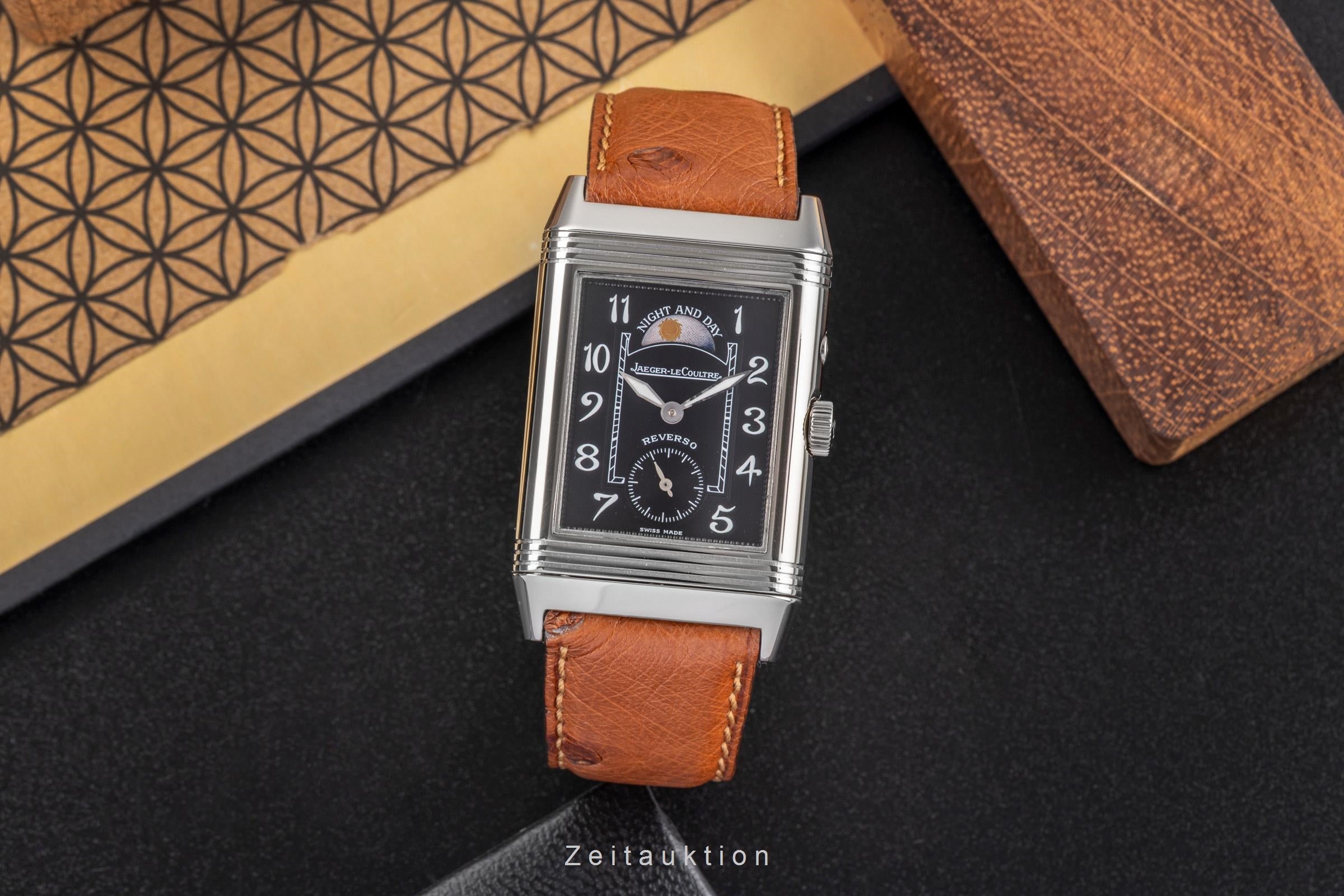 Jaeger LeCoultre Reverso oro blanco de 18 quilates cuerda manual reloj para caballeros Q2723440   270.3.54  [2503219]