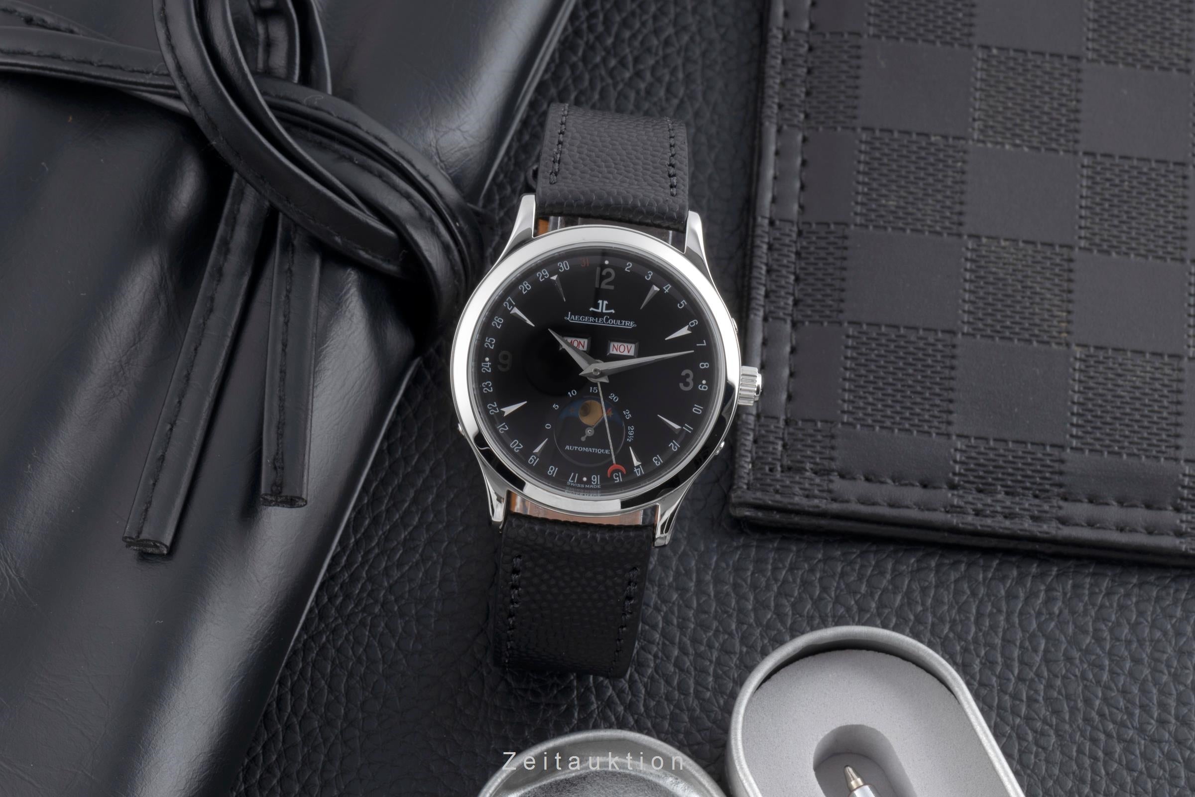 Jaeger LeCoultre Master Calendar acero automático reloj para caballeros 140.8.98.S	  [2503222]
