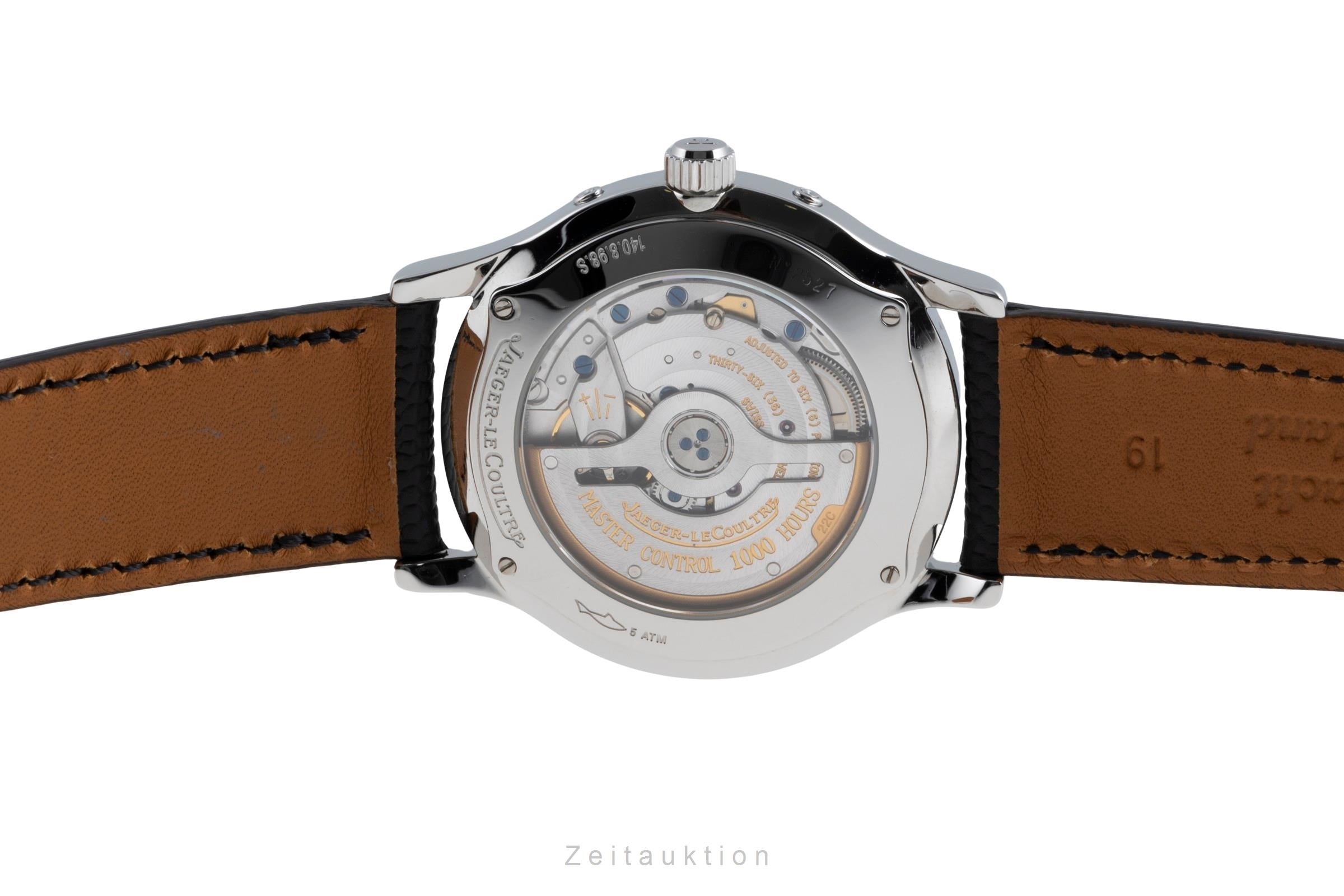 Jaeger LeCoultre Master Calendar acero automático reloj para caballeros 140.8.98.S	  [2503222]