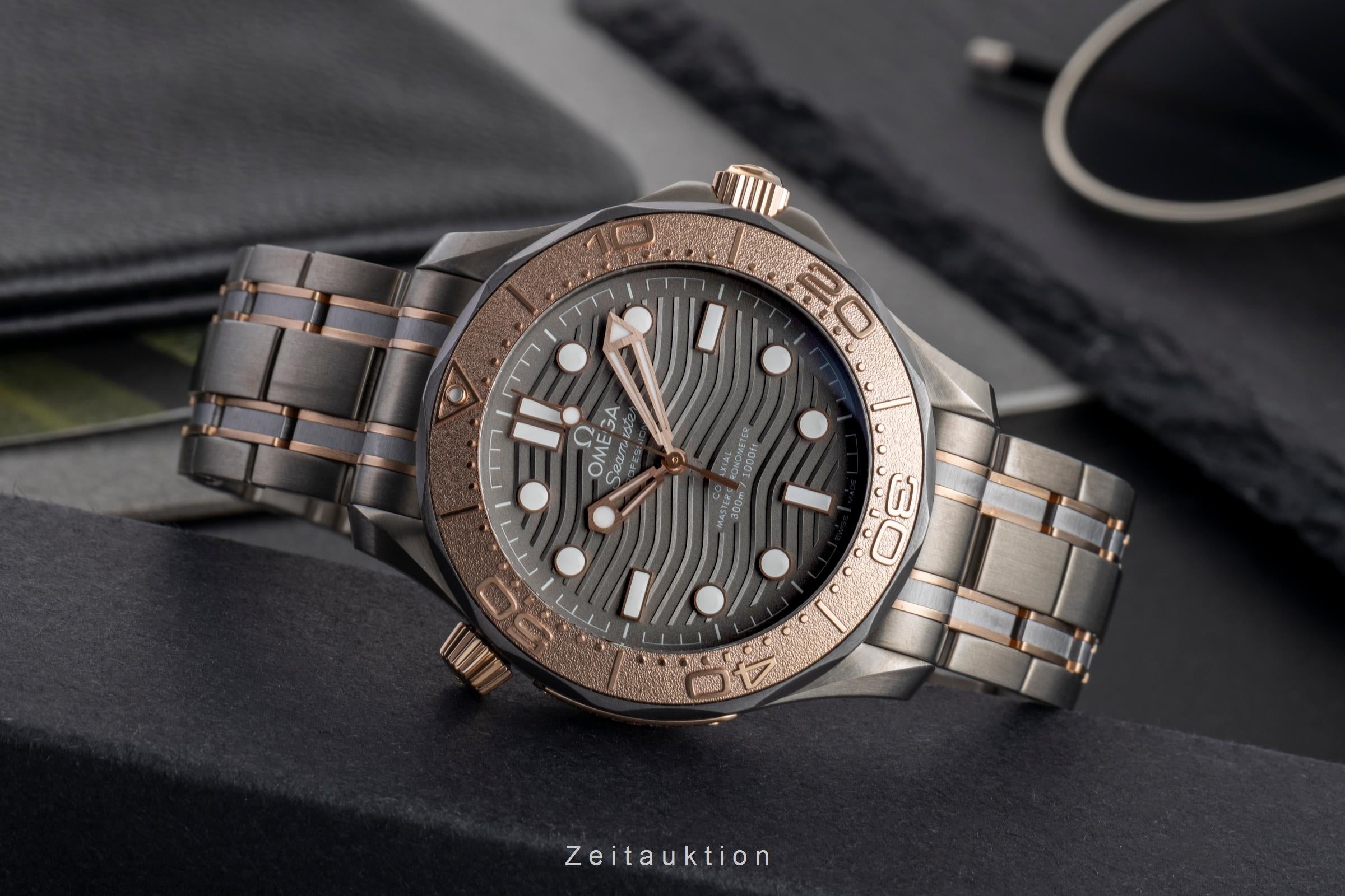 Omega Seamaster titanio / oro automatismo orologio da uomo 210.60.42.20.99.001 LP: 16200EUR Limited  [2503224]