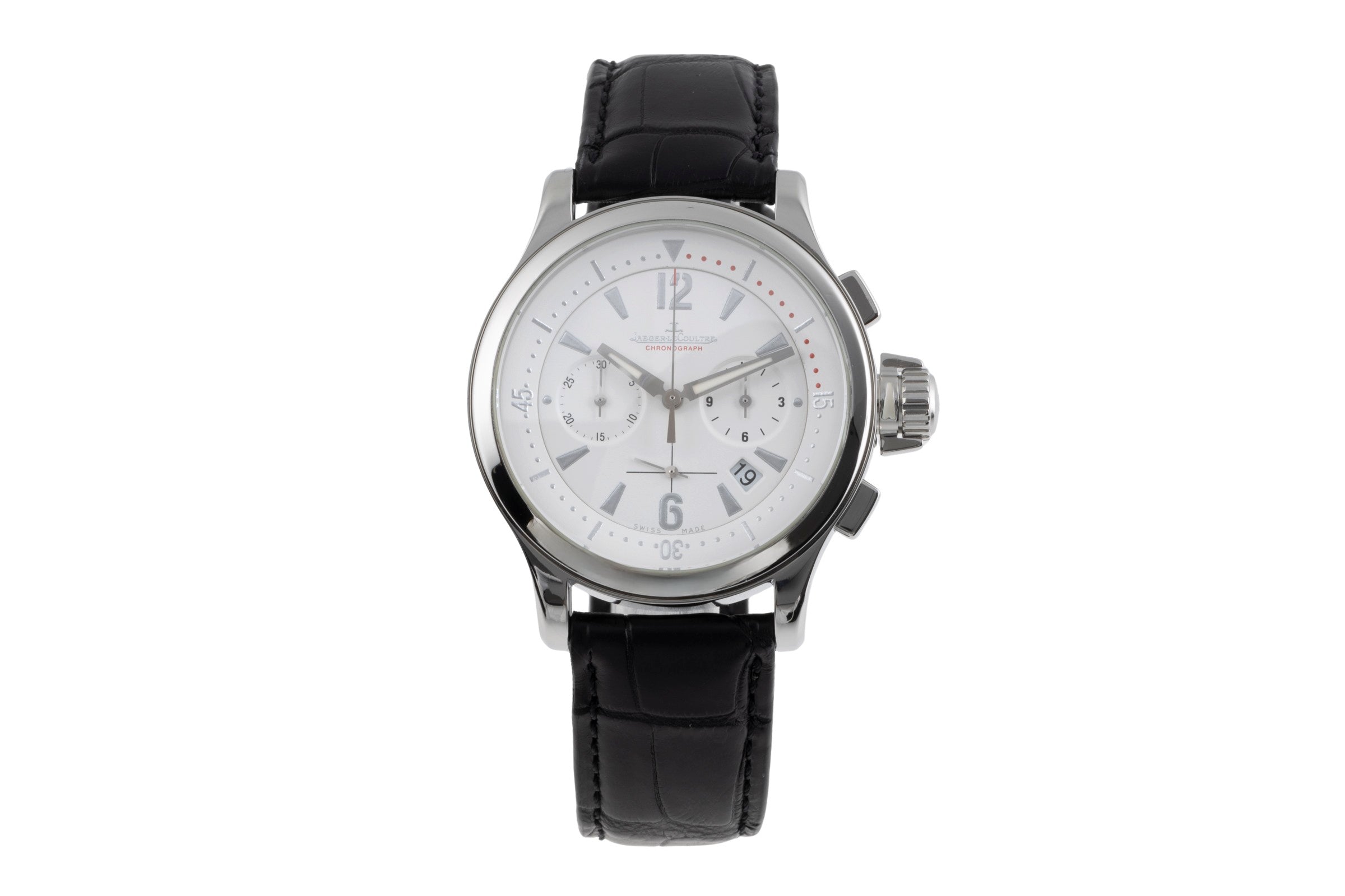 Jaeger LeCoultre Master Compressor chronograph steel quartz Kal
