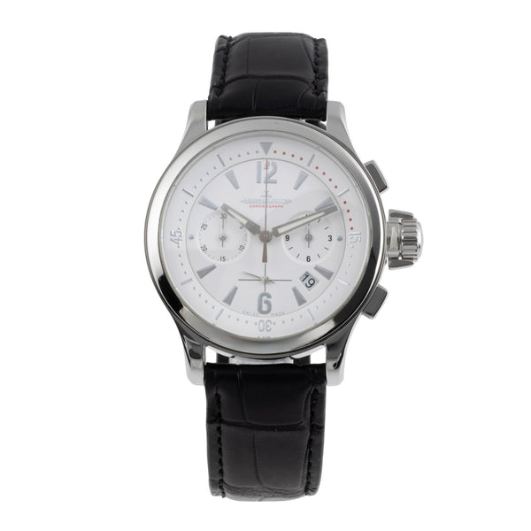 Jaeger LeCoultre Master Compressor chronographe acier quartz montre pour hommes 148.8.31  [2503226]