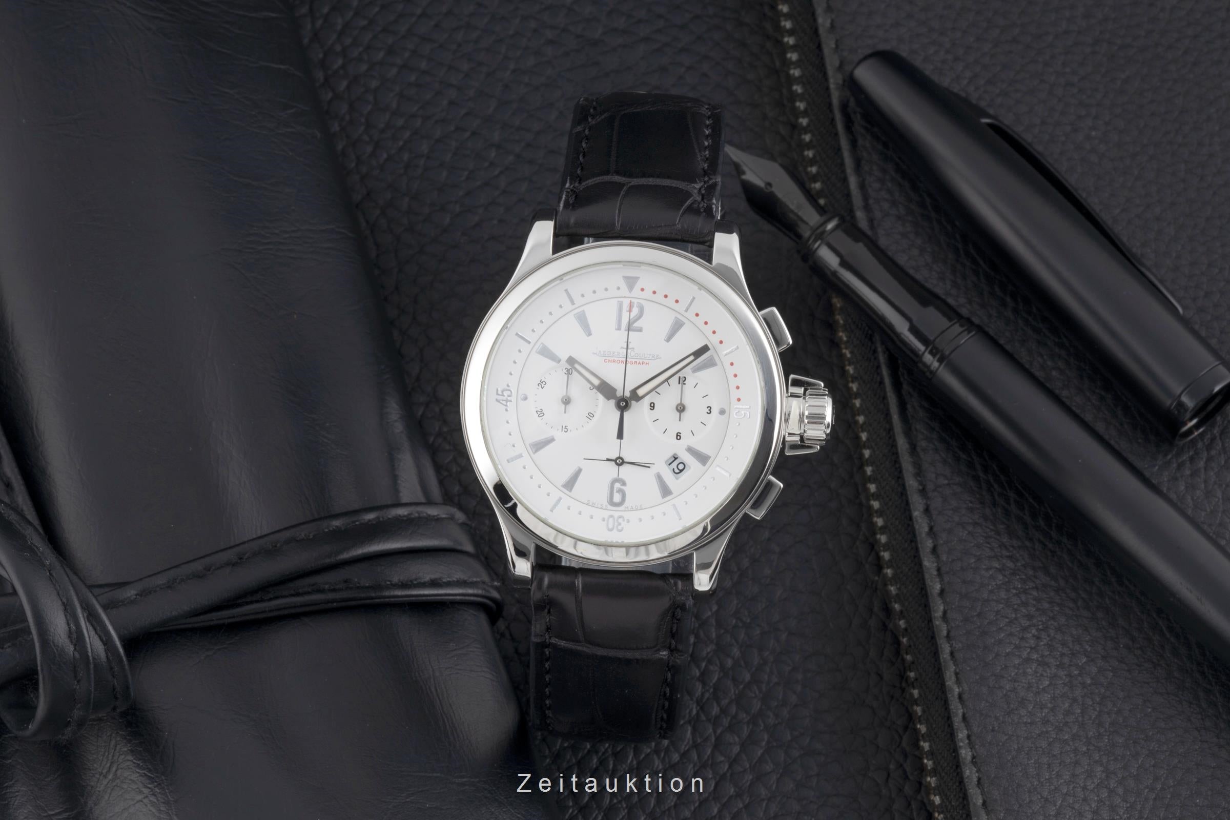 Jaeger LeCoultre Master Compressor chronographe acier quartz montre pour hommes 148.8.31  [2503226]