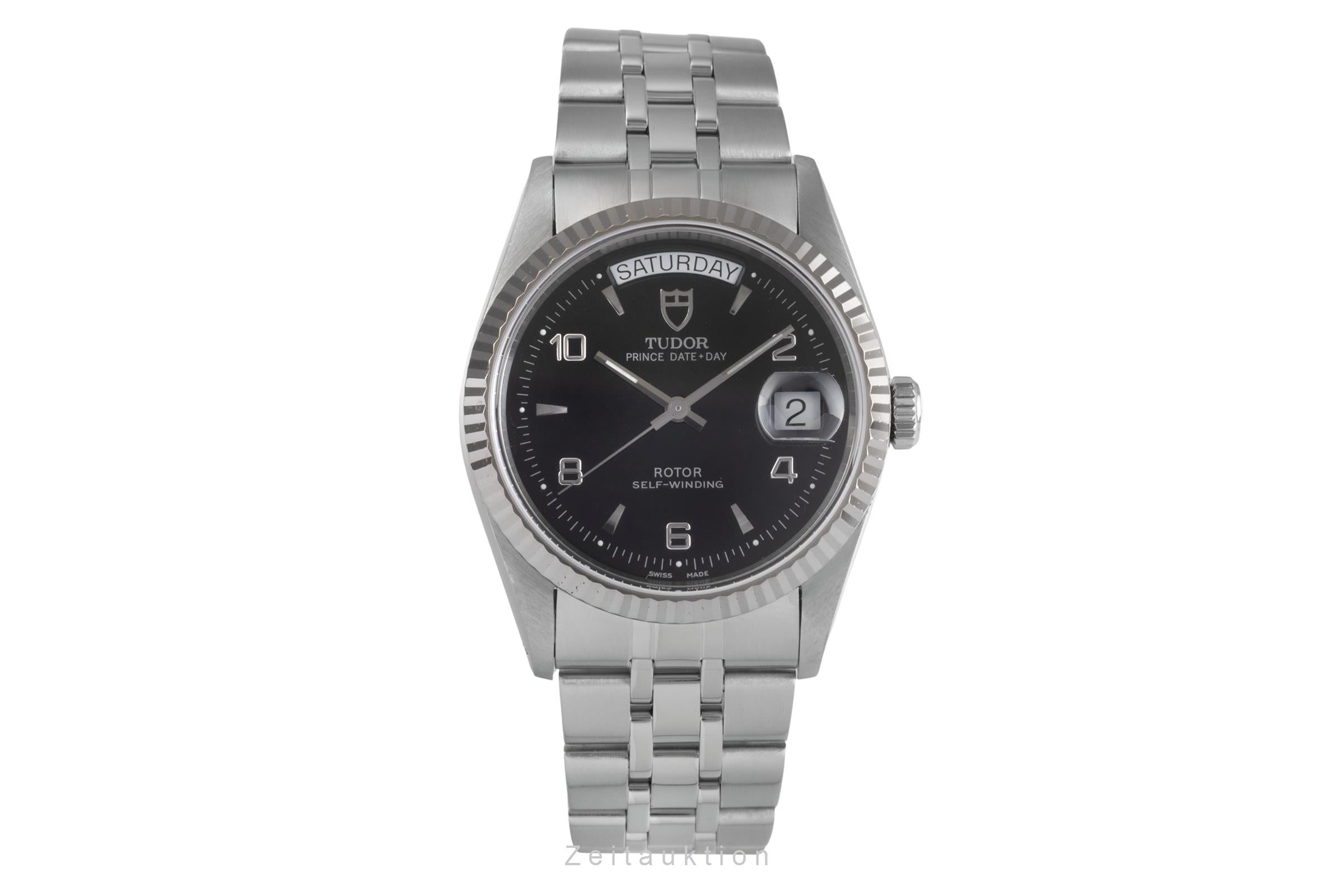 Tudor Date-Day acier / or blanc automatique montre pour hommes 76214  [2503229]