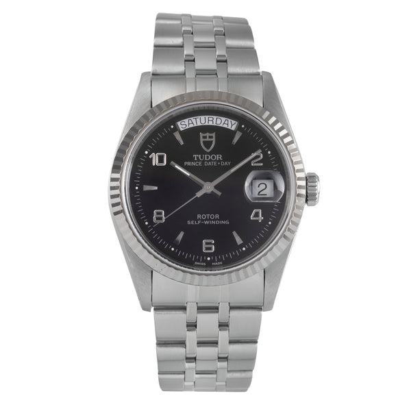 Tudor Date-Day acier / or blanc automatique montre pour hommes 76214  [2503229]