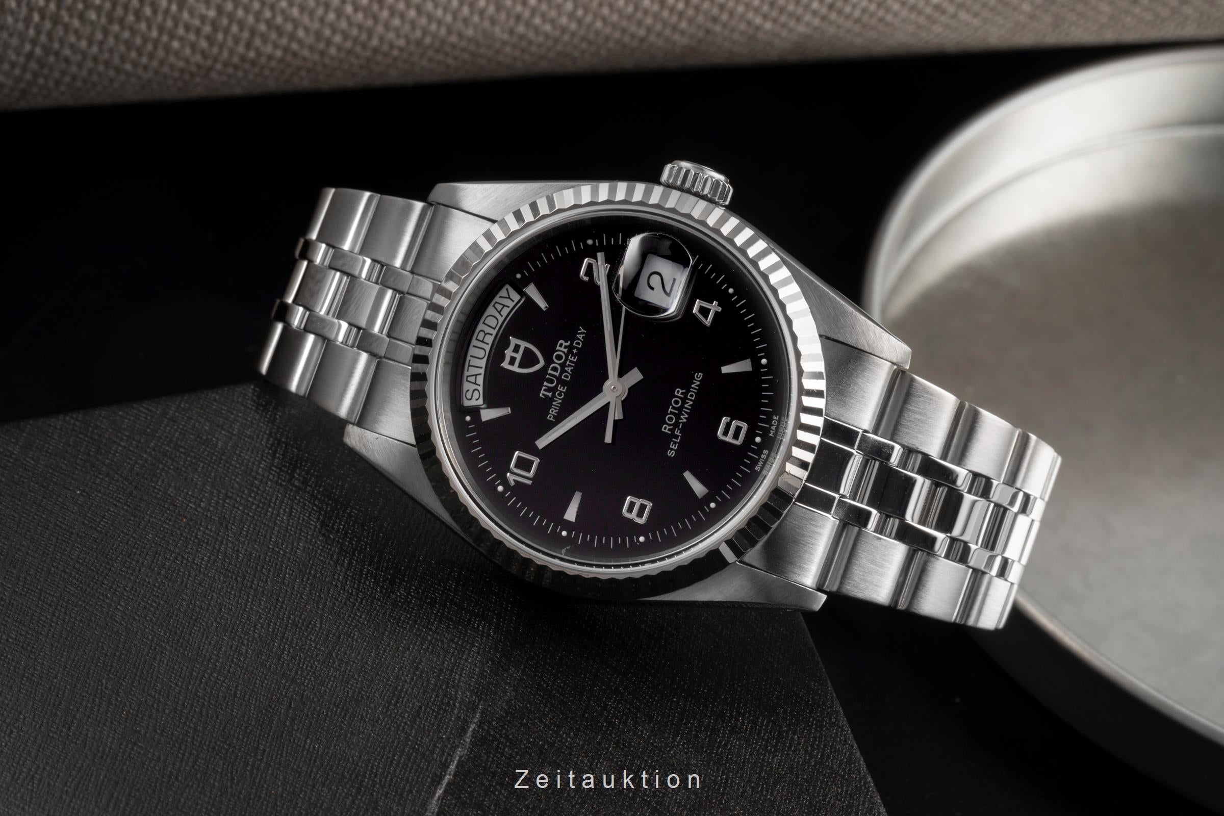 Tudor Date-Day acier / or blanc automatique montre pour hommes 76214  [2503229]