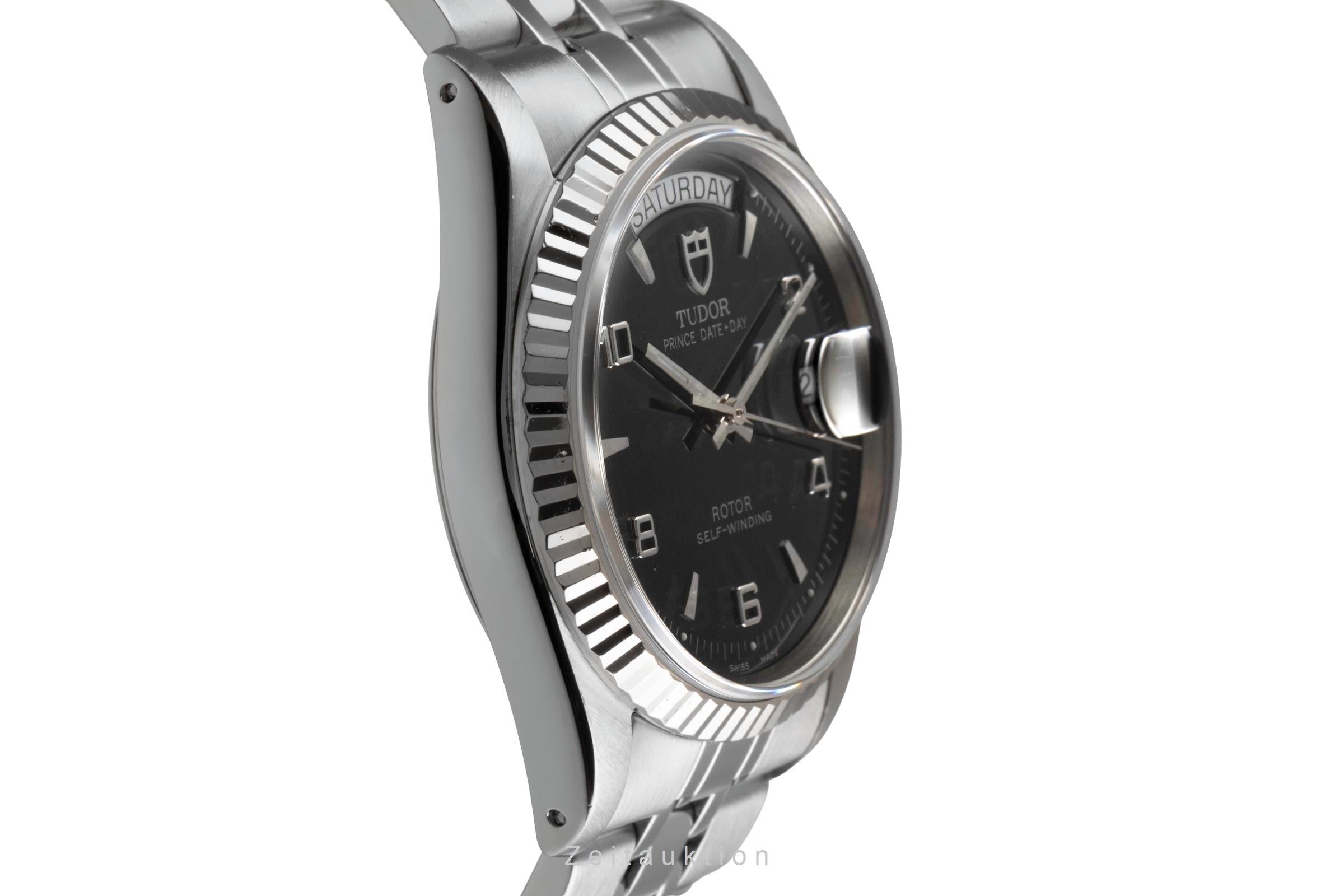 Tudor Date-Day acier / or blanc automatique montre pour hommes 76214  [2503229]