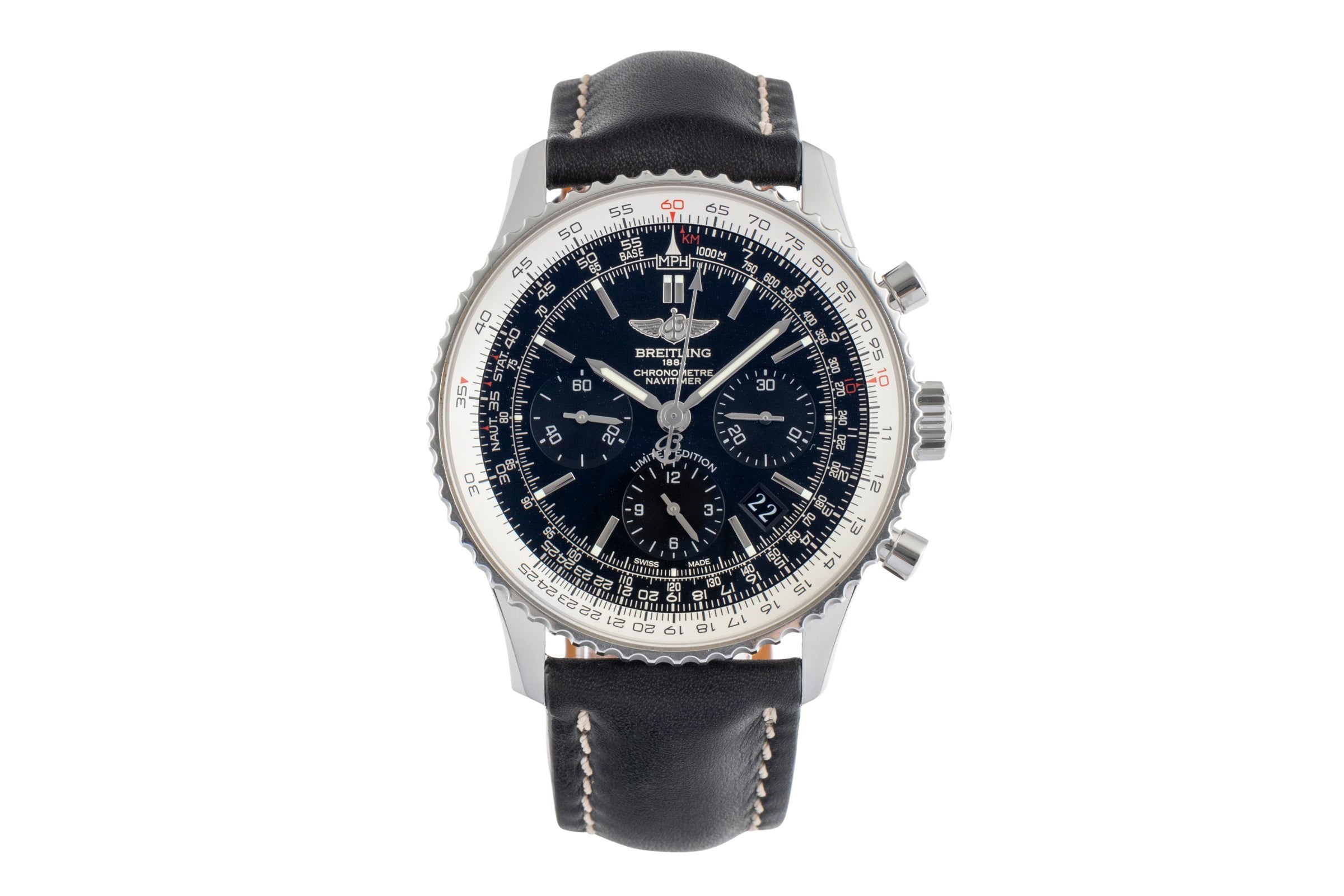 Breitling Navitimer 01 cronógrafo acero automático reloj para caballeros AB01211Y/BE65 Limited  [2503231]