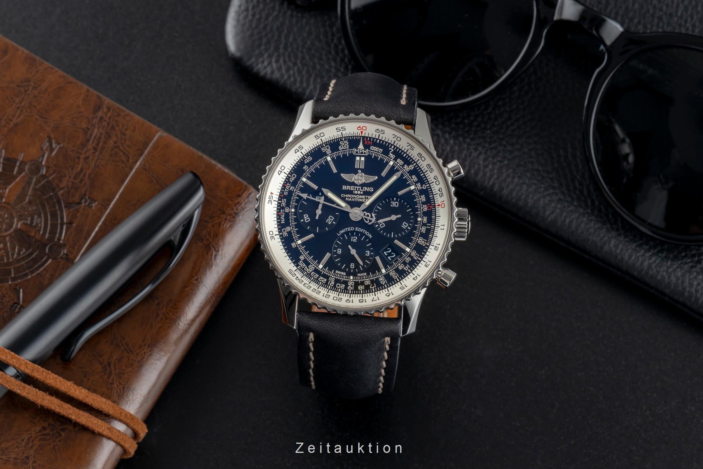 Breitling Navitimer 01 cronógrafo acero automático reloj para caballeros AB01211Y/BE65 Limited  [2503231]