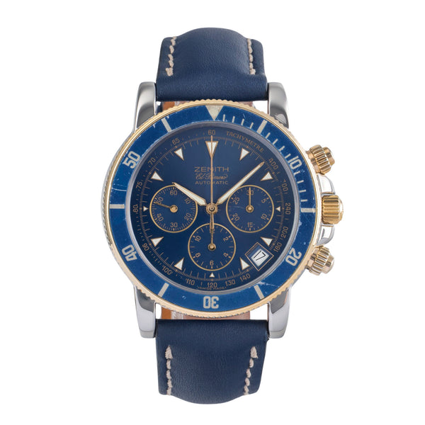 Zenith Rainbow Chronograph Stahl / Gold Automatik Ref. 53.0370.400 B&P 1993 [2503232]