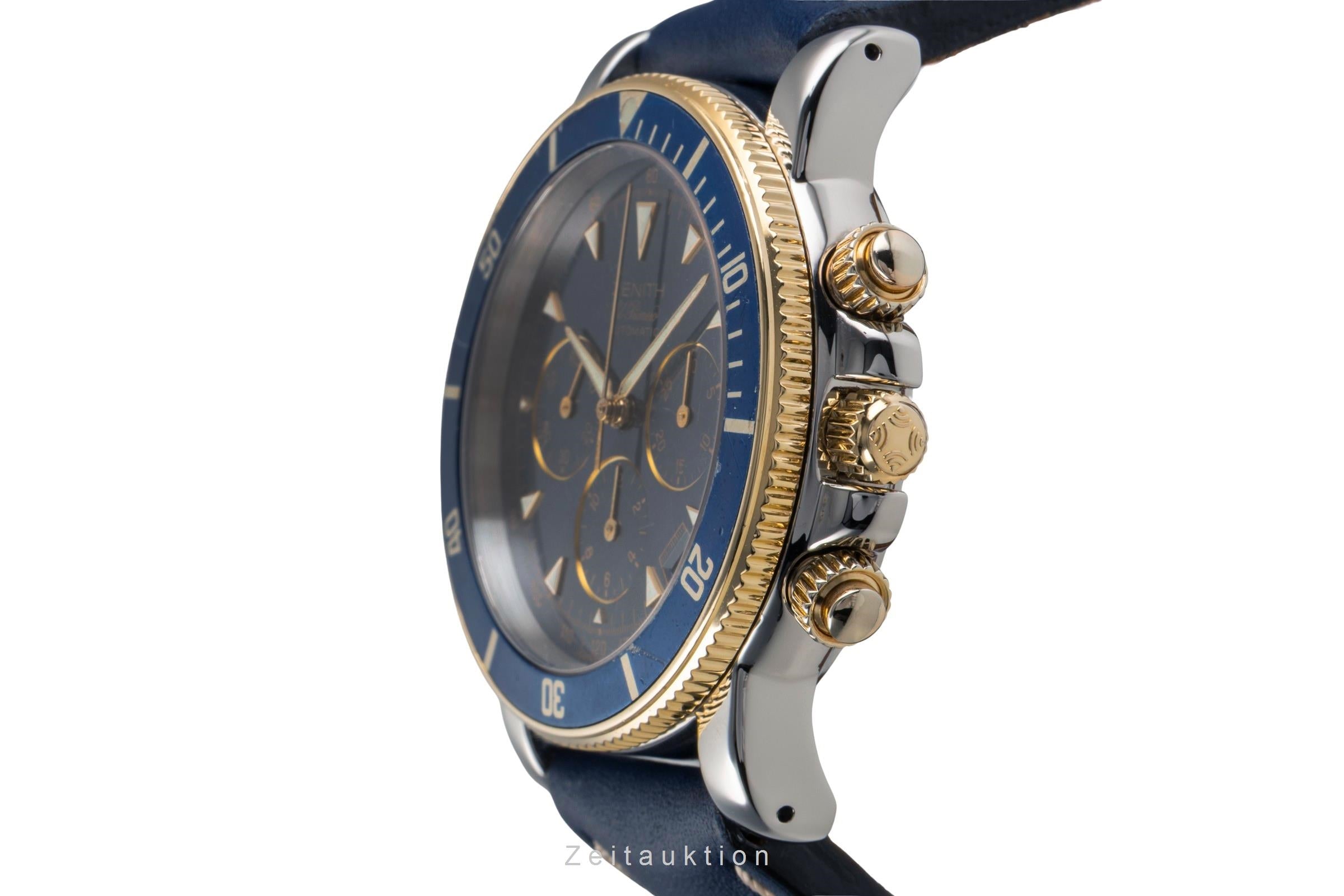 Zenith Rainbow Chronograph Stahl / Gold Automatik Ref. 53.0370.400 B&P 1993 [2503232]