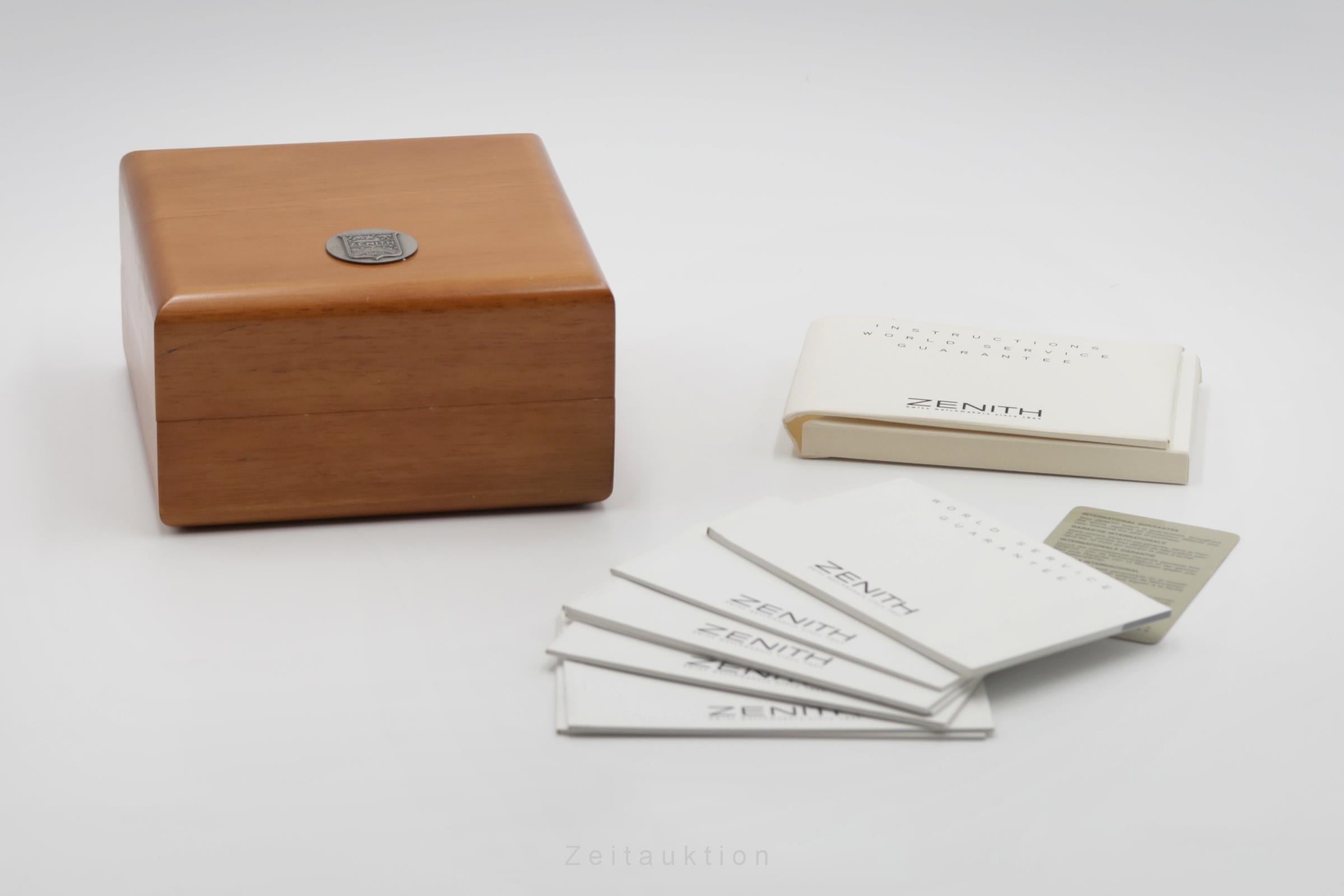 Zenith Rainbow Chronograph Stahl / Gold Automatik Ref. 53.0370.400 B&P 1993 [2503232]