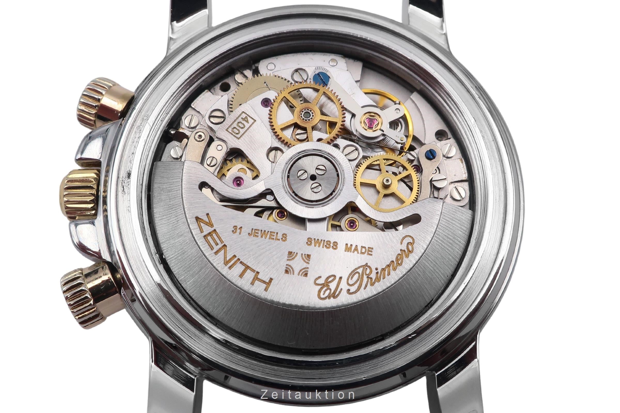 Zenith Rainbow chronograph steel gold automatic 400 Ref