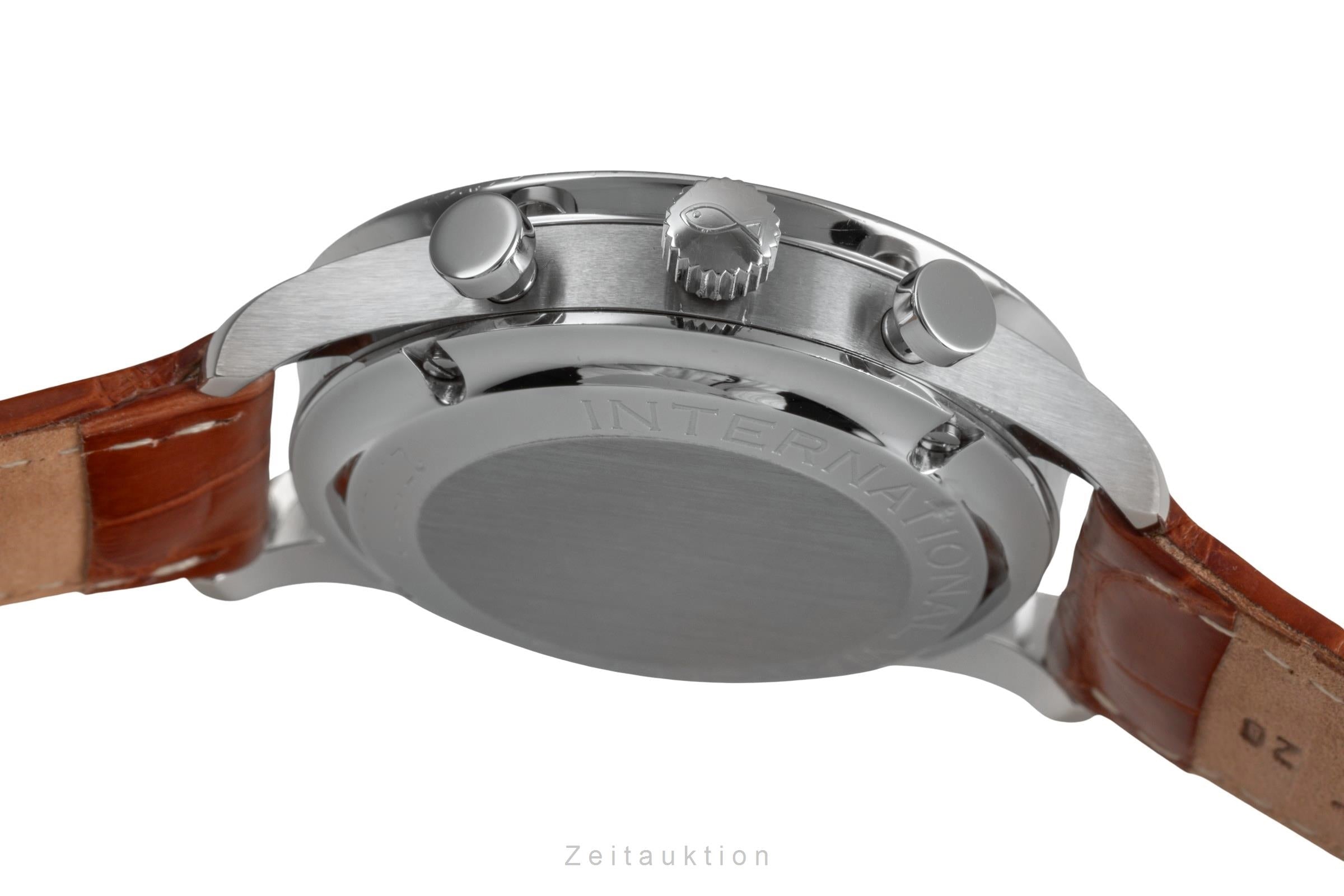 IWC Portugieser chronograph steel automatic men's watch IW371401 LP: 9100EUR  [2503236]