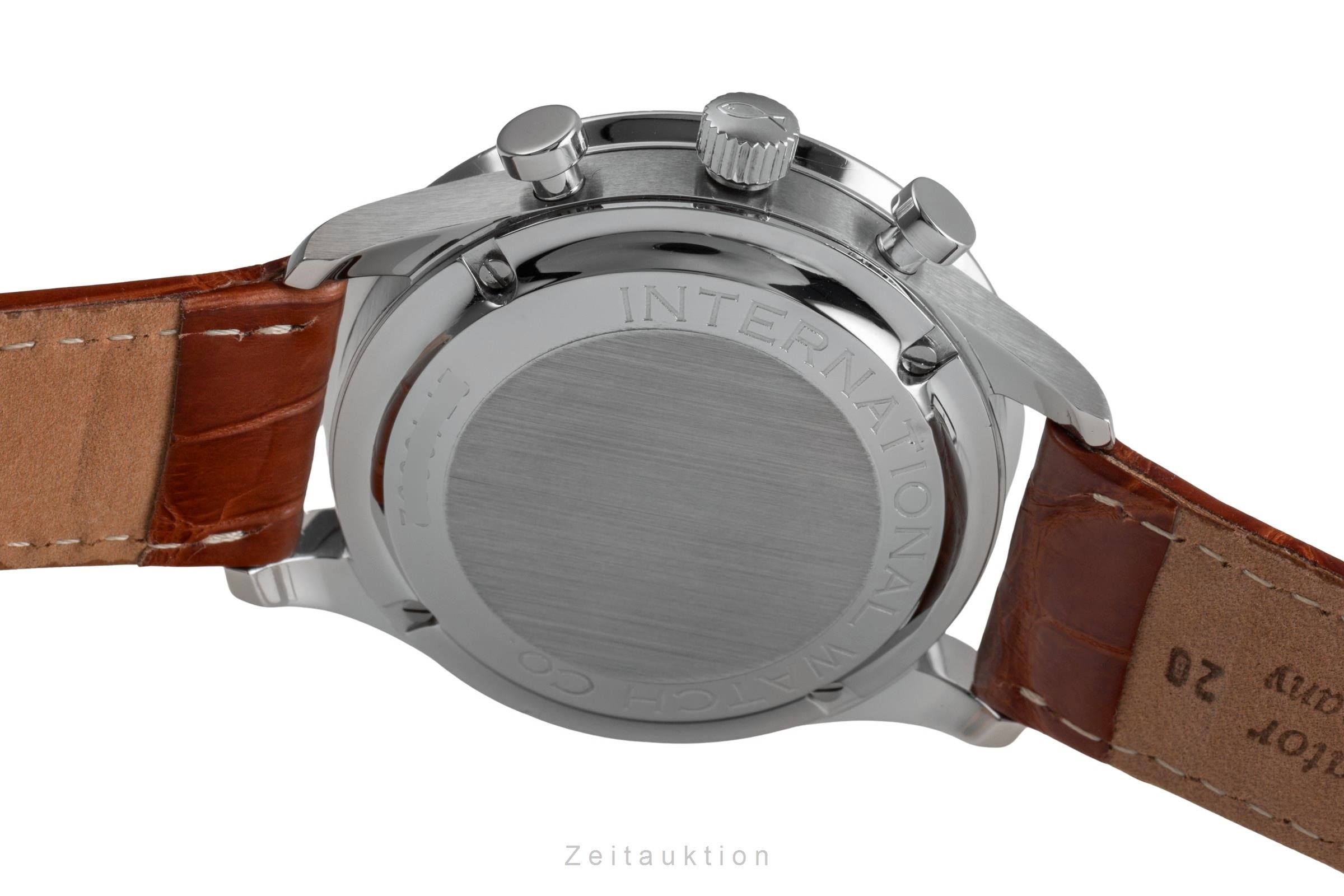 IWC Portugieser chronograph steel automatic men's watch IW371401 LP: 9100EUR  [2503236]