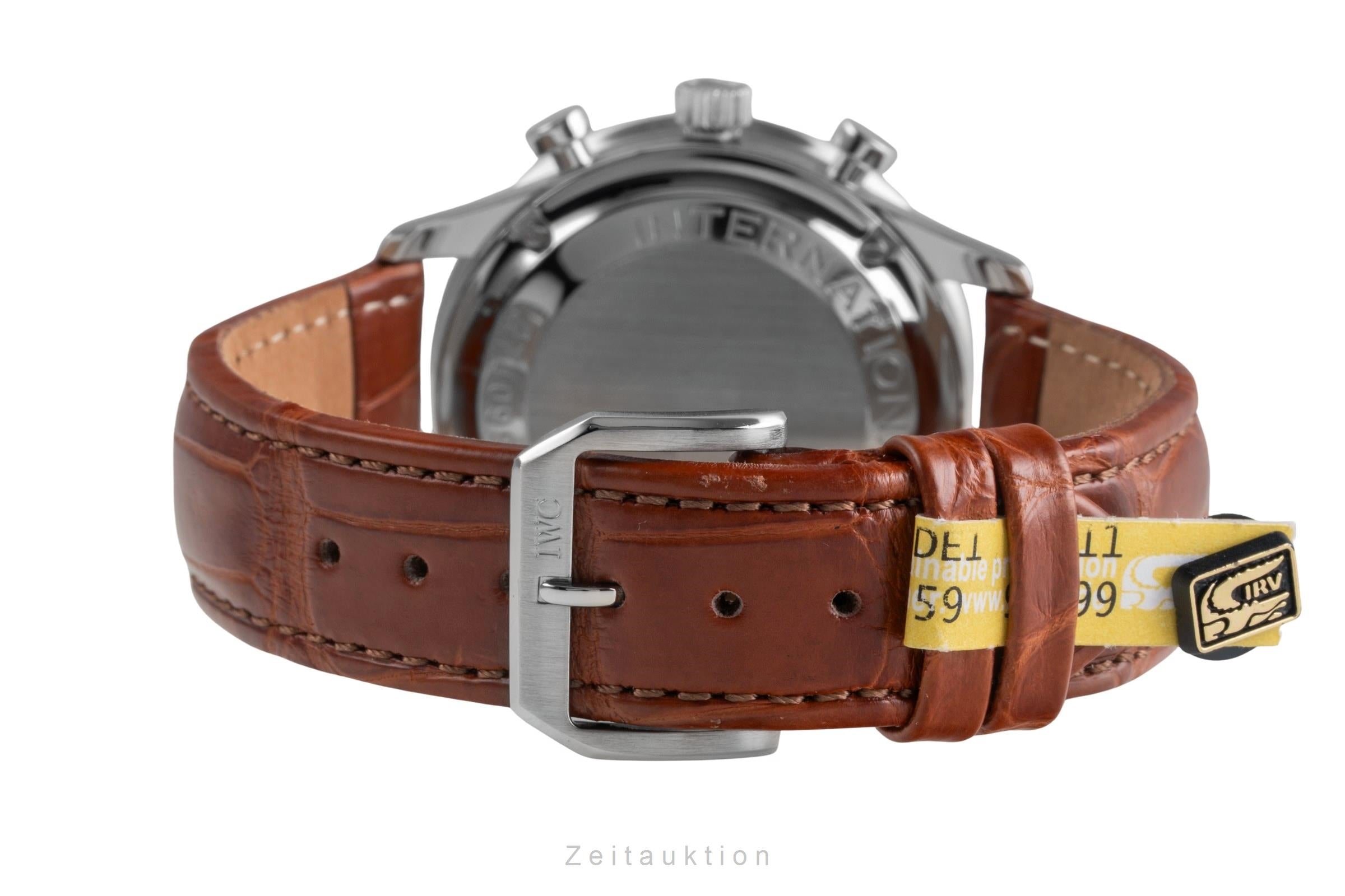 IWC Portugieser chronograph steel automatic men's watch IW371401 LP: 9100EUR  [2503236]